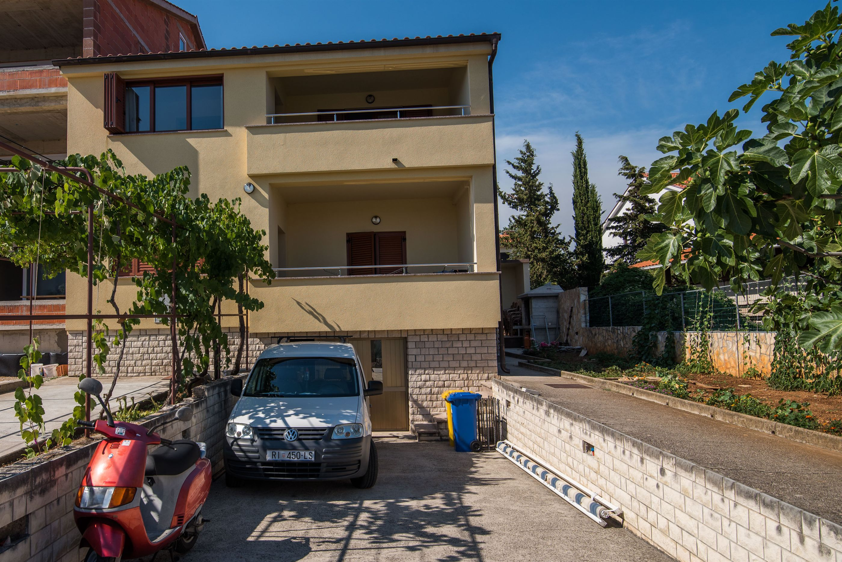 Ferienwohnung in Krk mit Klima, Meerblick, Internet