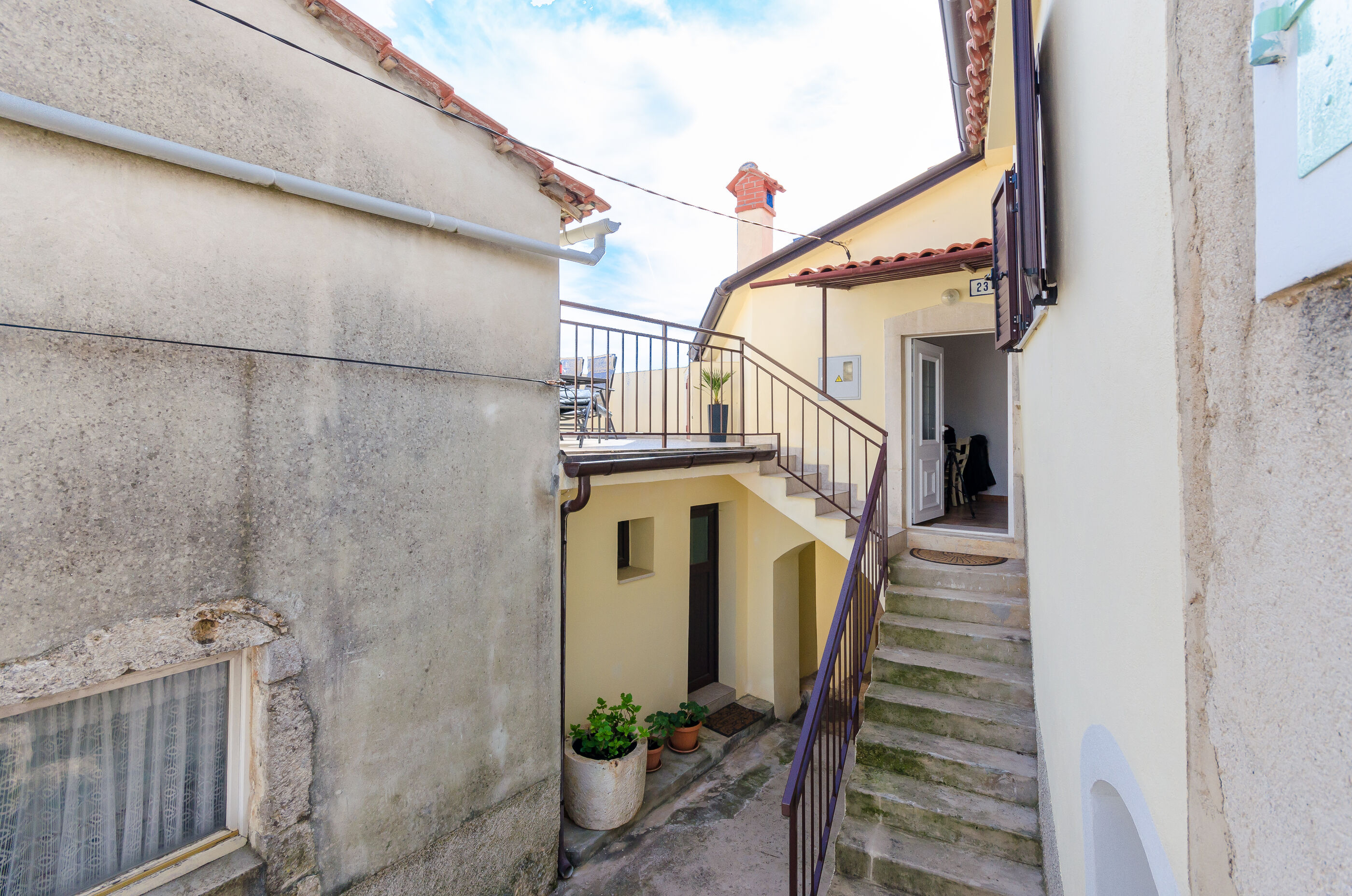 Haus in Moscenicka Draga mit Klima, Sat-TV, Meerblick