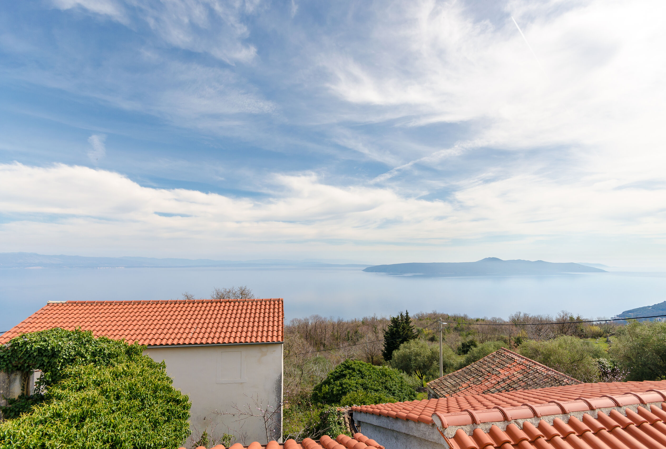 Haus in Moscenicka Draga mit Klima, Sat-TV, Meerblick