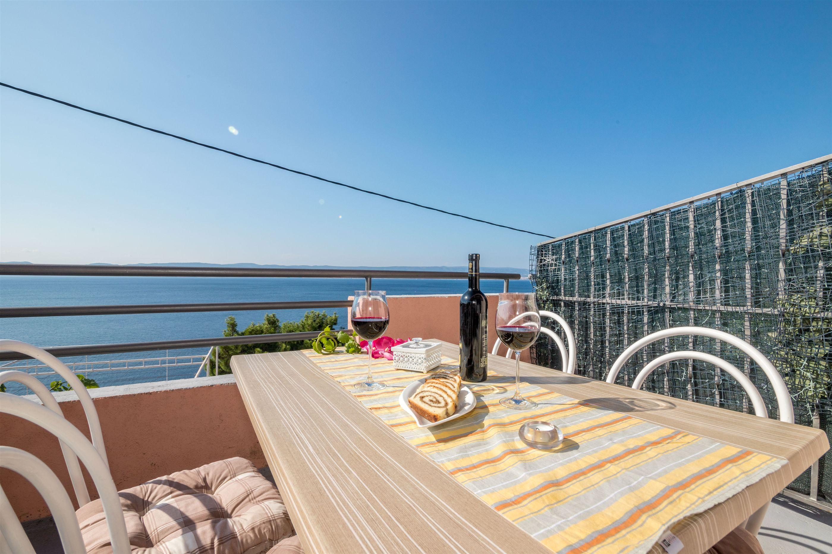 Ferienwohnung in Pisak mit Klima, Meerblick, Internet