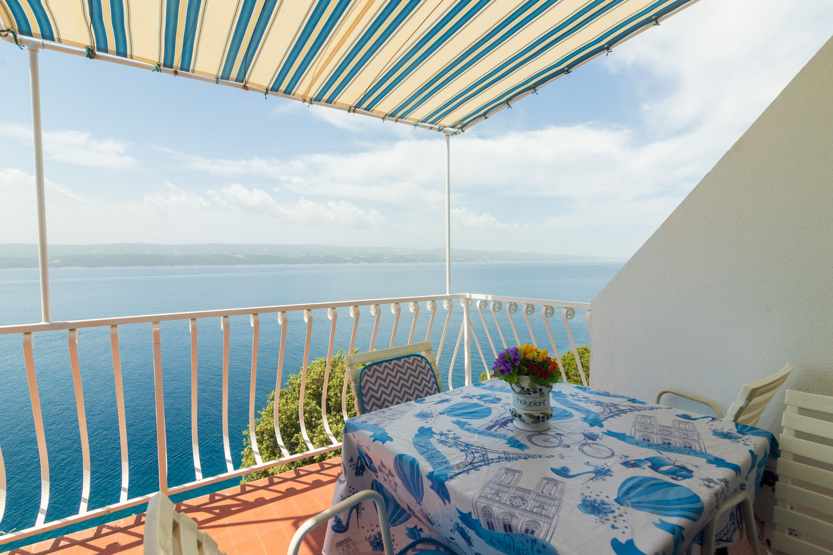 Ferienwohnung in Stanici mit Klima, Meerblick, Internet
