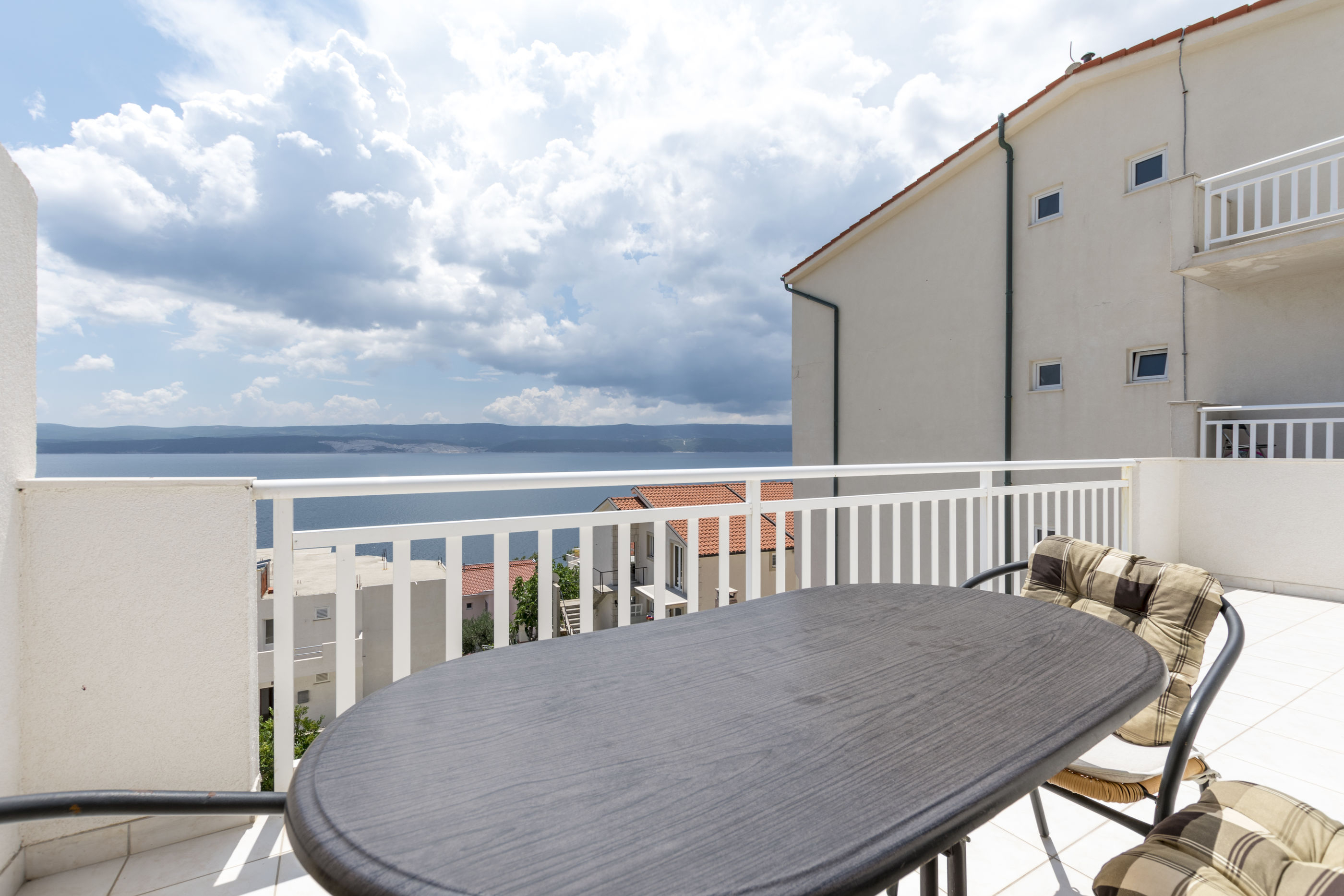 Ferienwohnung in Lokva Rogoznica mit Klima, Meerblick, Internet