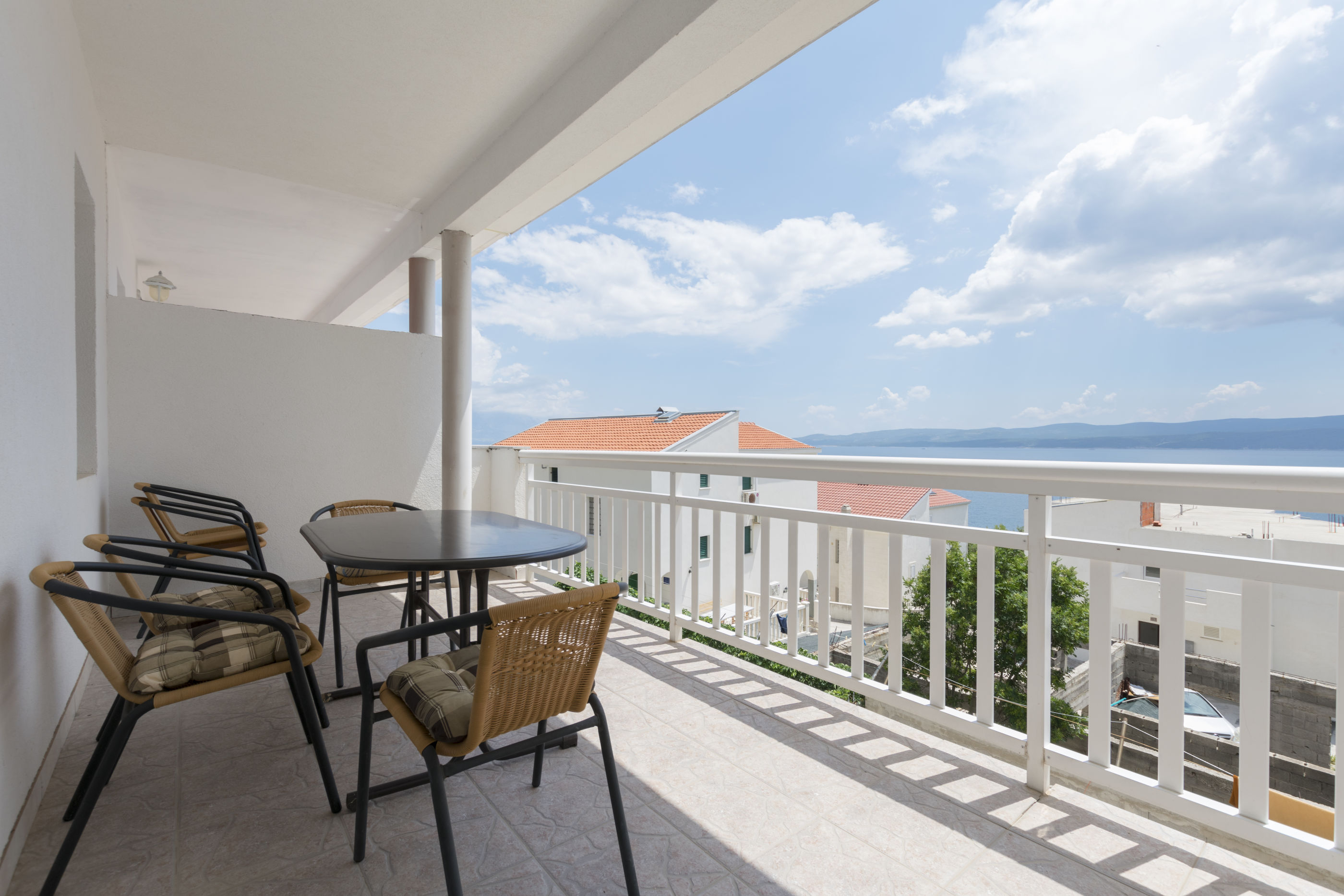 Ferienwohnung in Lokva Rogoznica mit Klima, Meerblick, Internet