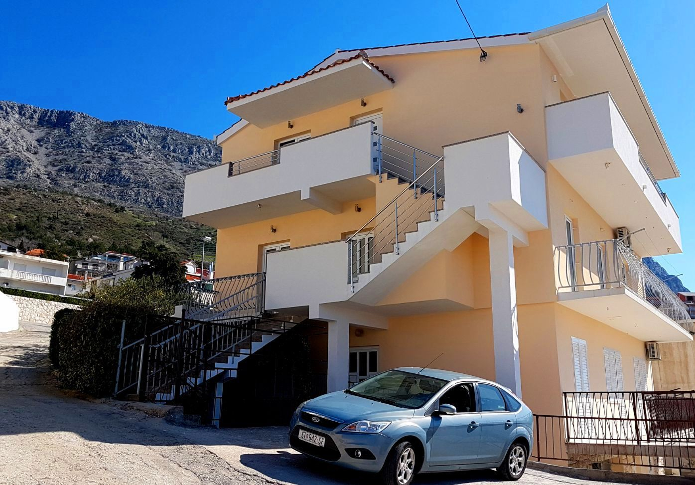 Ferienwohnung in Stanici mit Klima, Meerblick, Internet