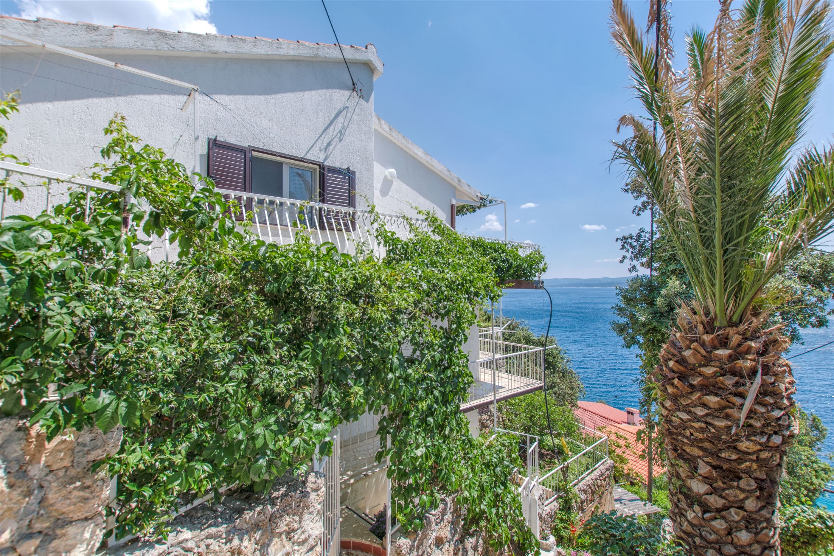 Ferienwohnung in Stanici mit Klima, Meerblick, Internet
