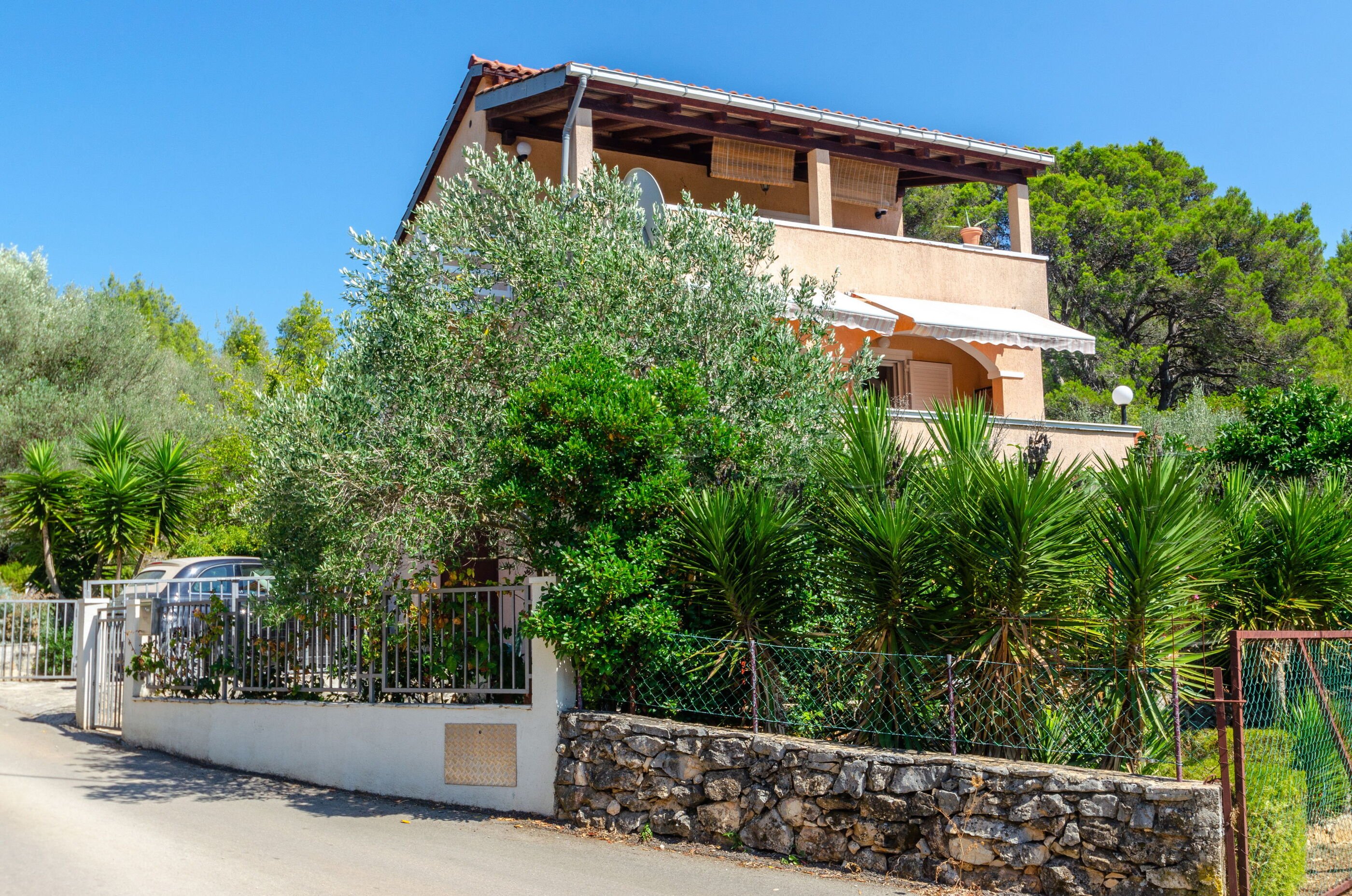 Studio in Vela Luka mit Klima, Sat-TV, Meerblick