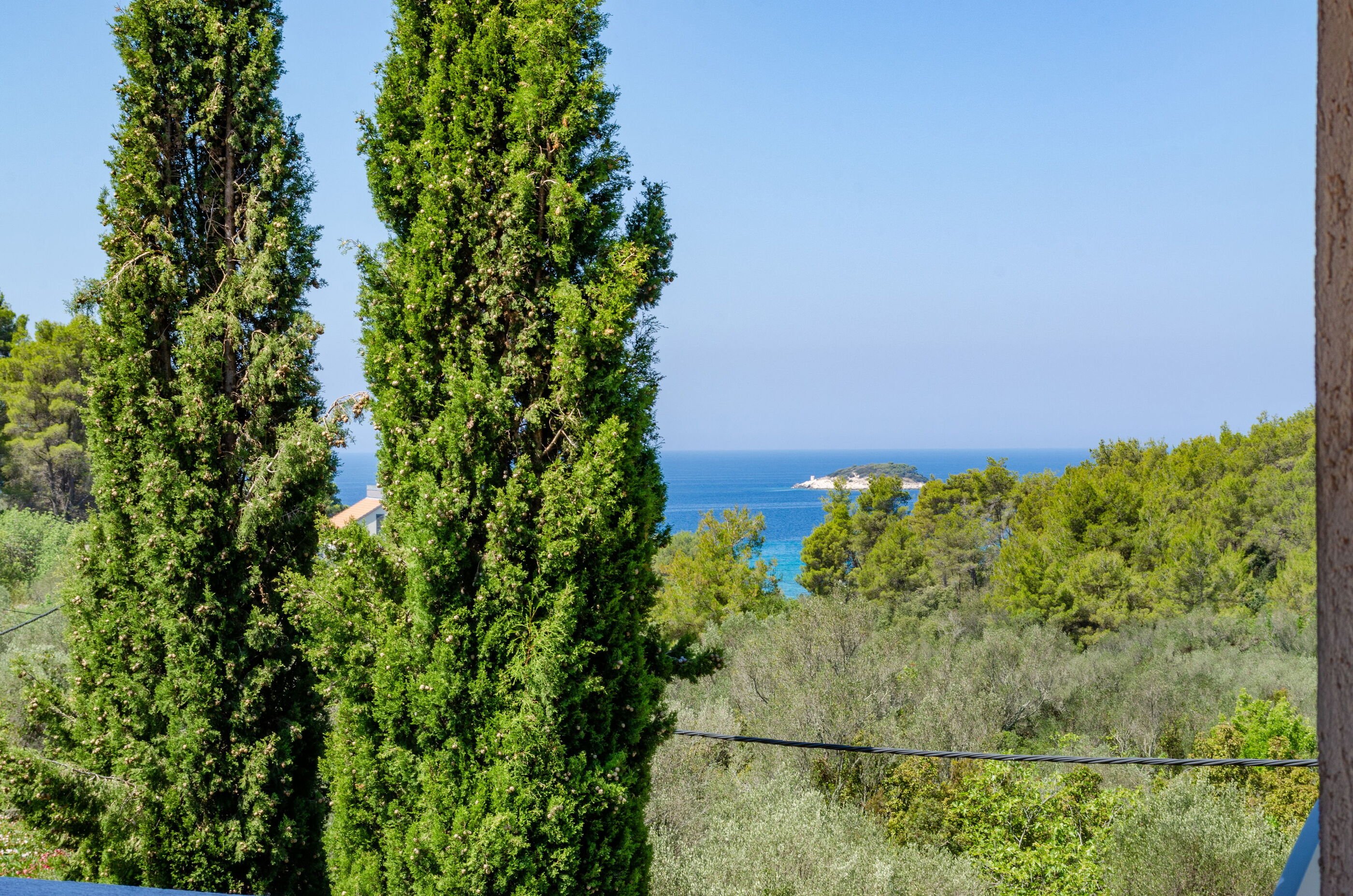 Studio in Vela Luka mit Klima, Sat-TV, Meerblick
