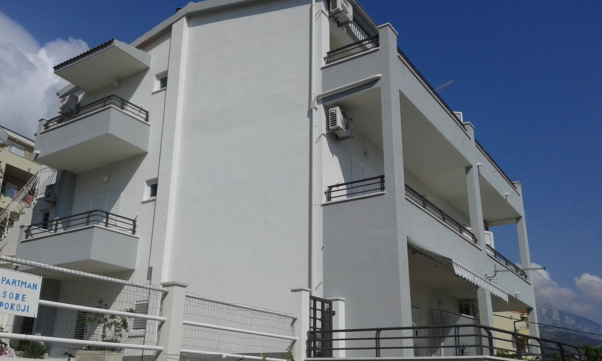 Ferienwohnung in Baska Voda mit Klima, Internet, Grill