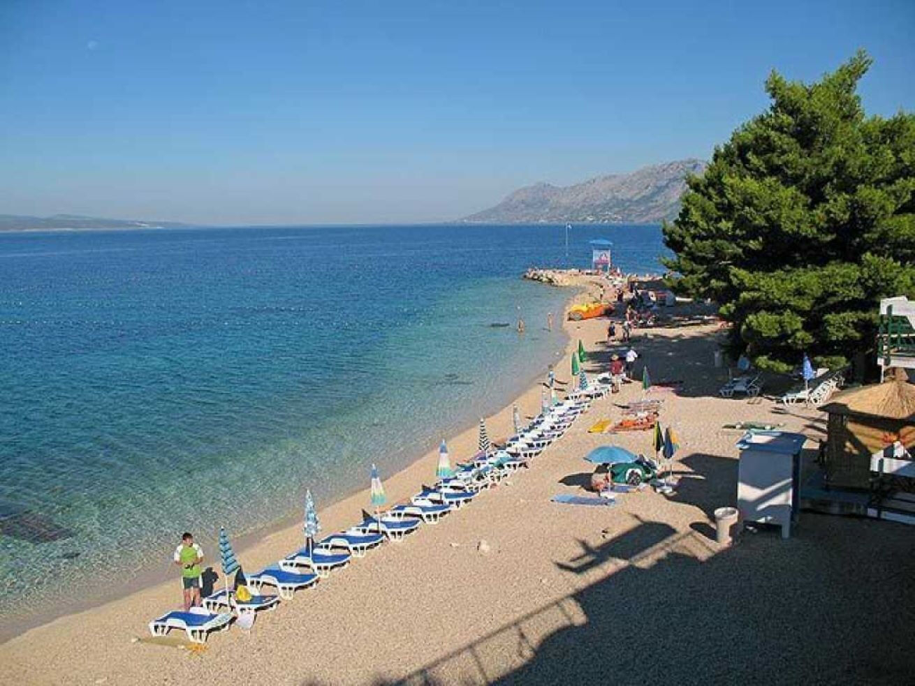 Studio in Baska Voda mit Klima, Sat-TV, Meerblick