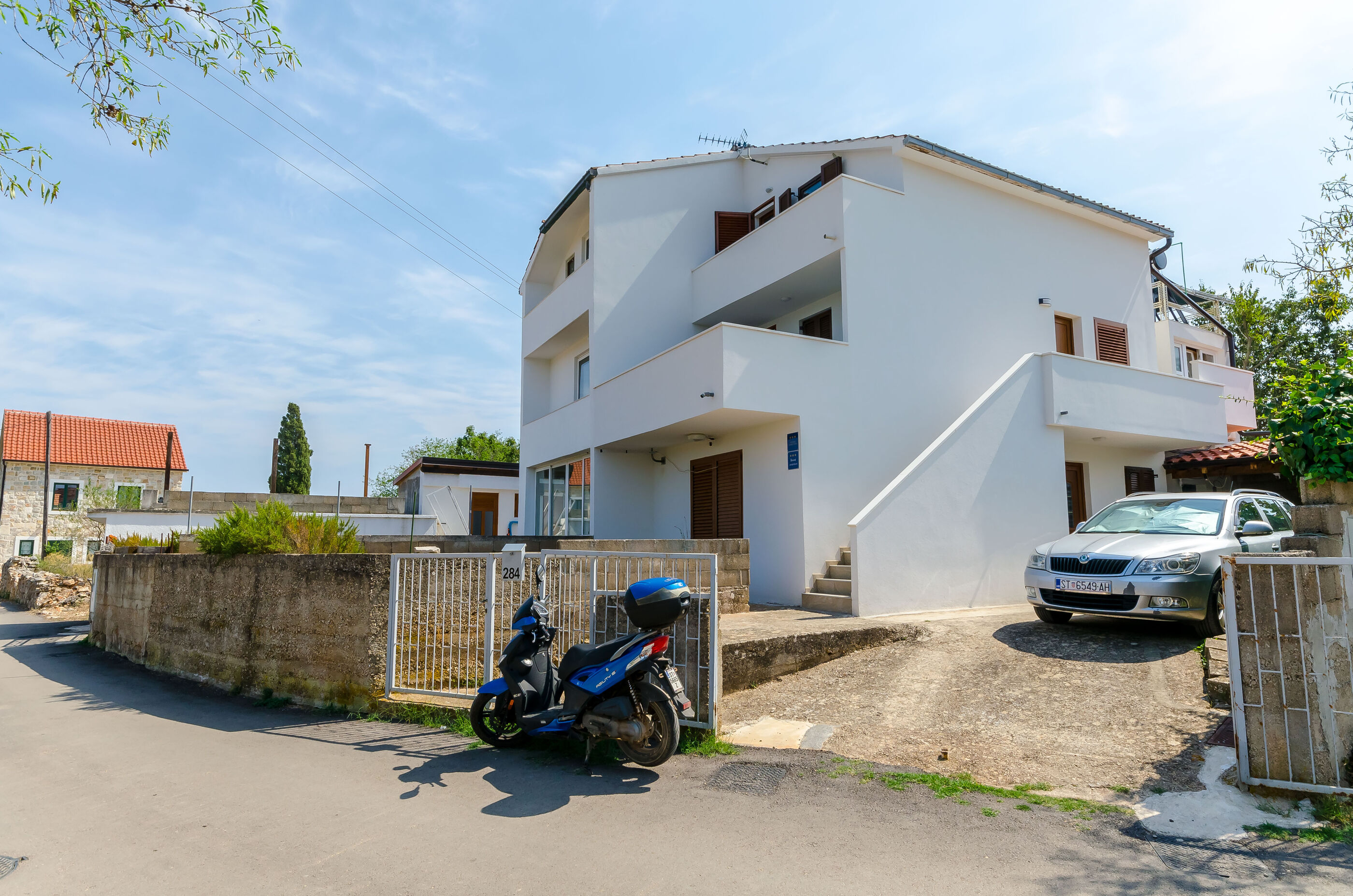 Ferienwohnung in Vrboska mit Klima, Internet, Grill
