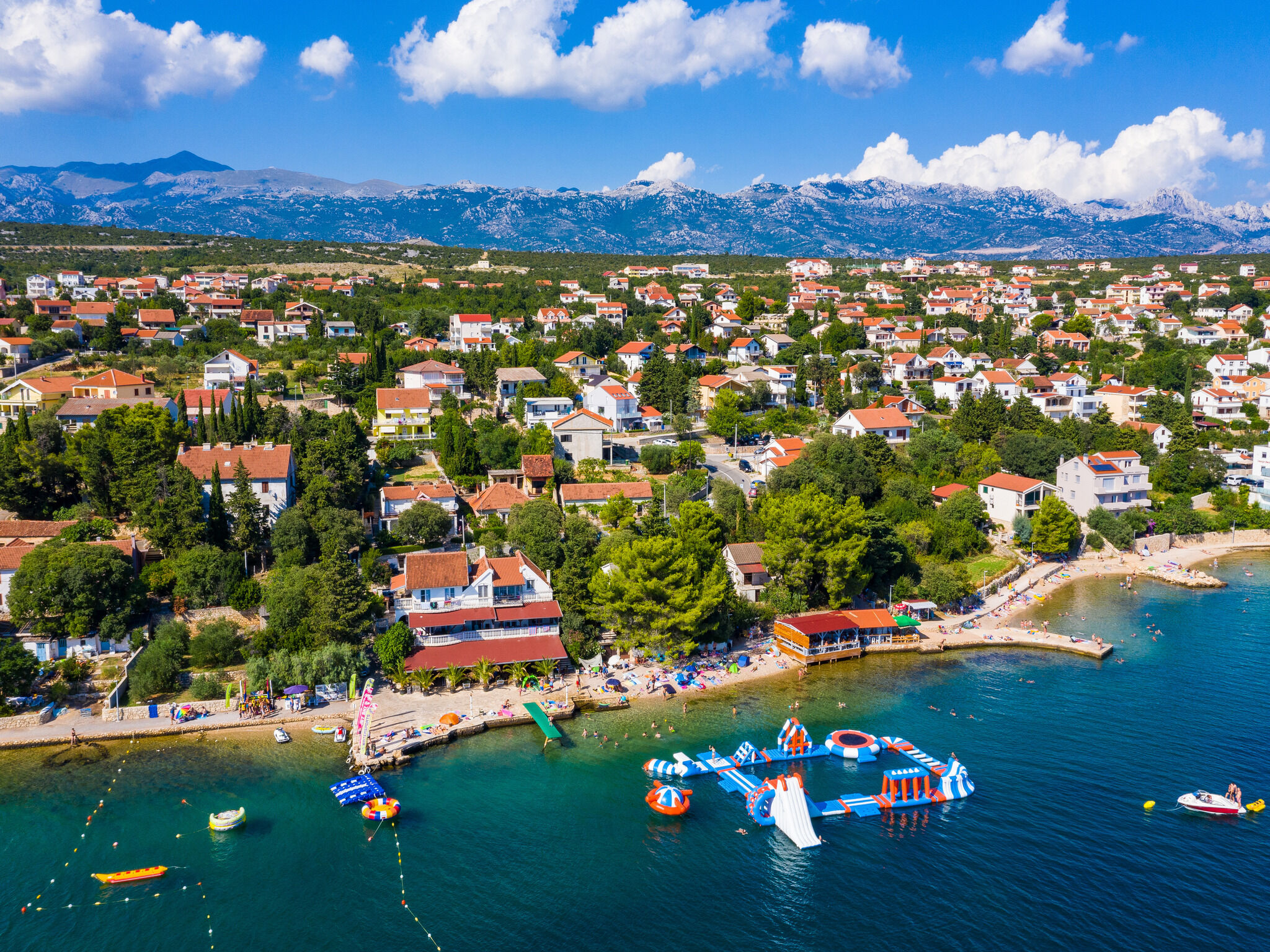 Ferienwohnung in Maslenica mit Klima, Sat-TV, Internet