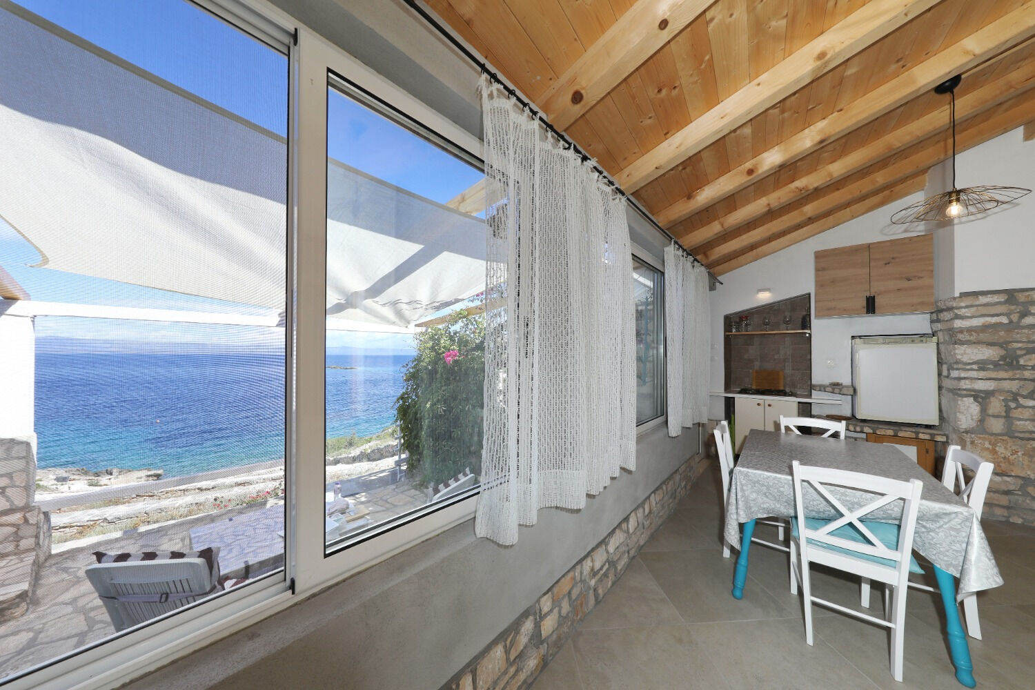 Haus in Vela Luka mit Meerblick, Grill