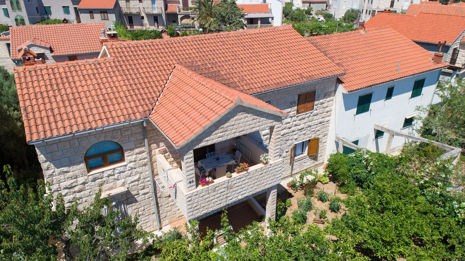 Ferienwohnung in Supetar mit Klima, Internet, Grill