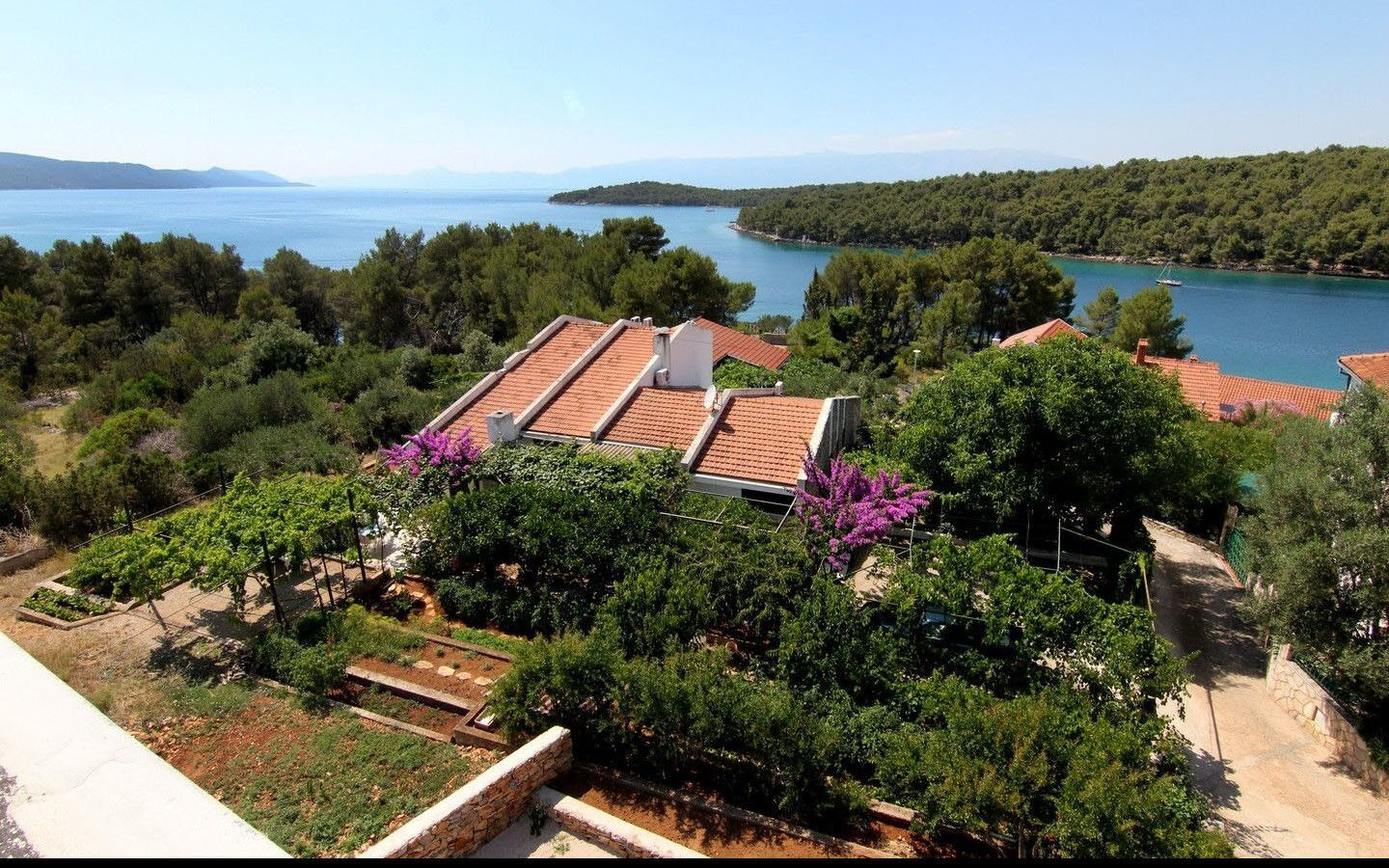 Ferienwohnung in Vrboska mit Meerblick, Internet