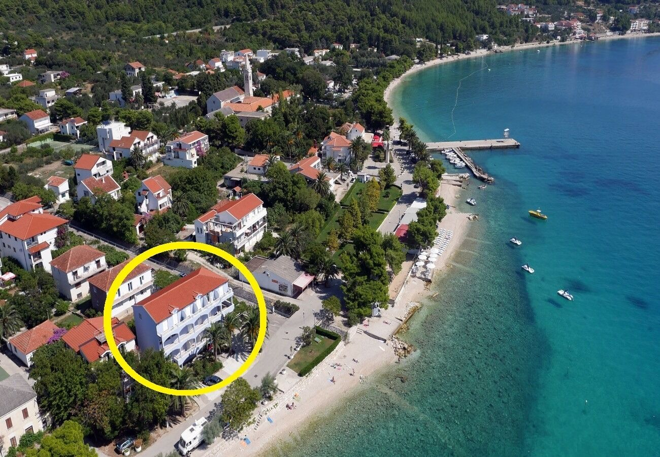 Zimmer in Zaostrog mit Klima, Sat-TV, Meerblick