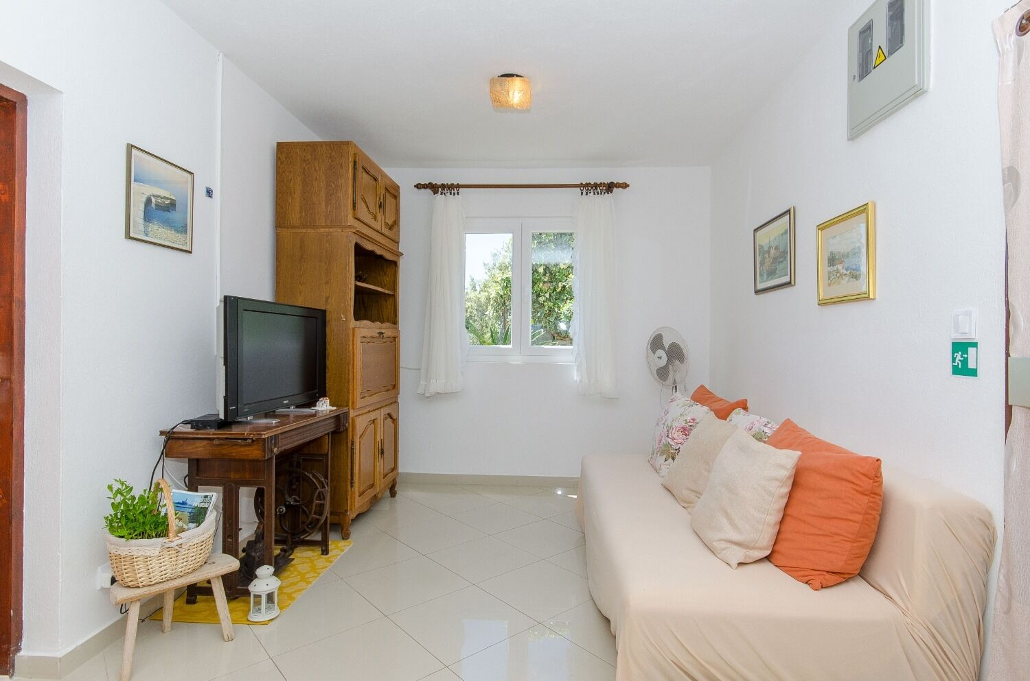 Ferienwohnung in Sevid mit Klima, Sat-TV, Meerblick