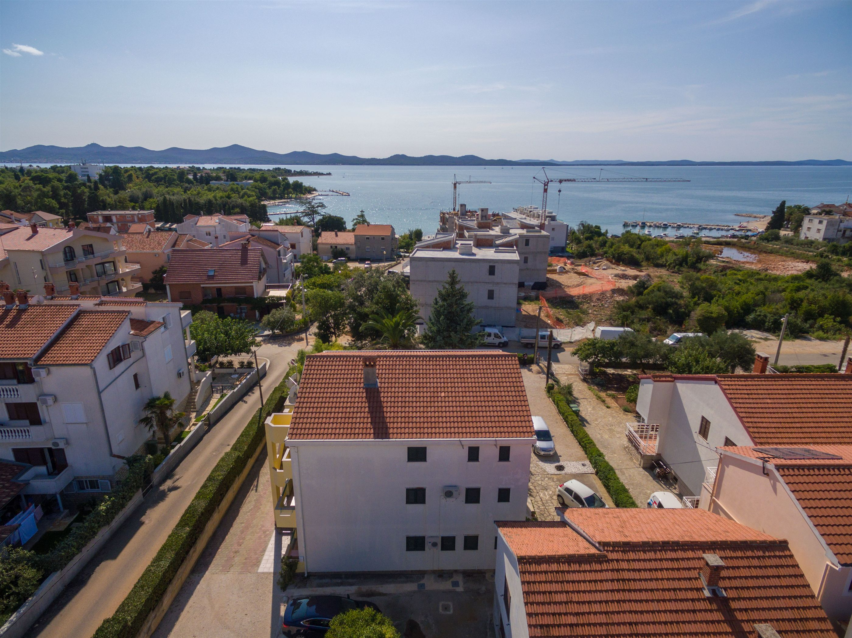 Ferienwohnung in Zadar mit Klima, Sat-TV, Meerblick
