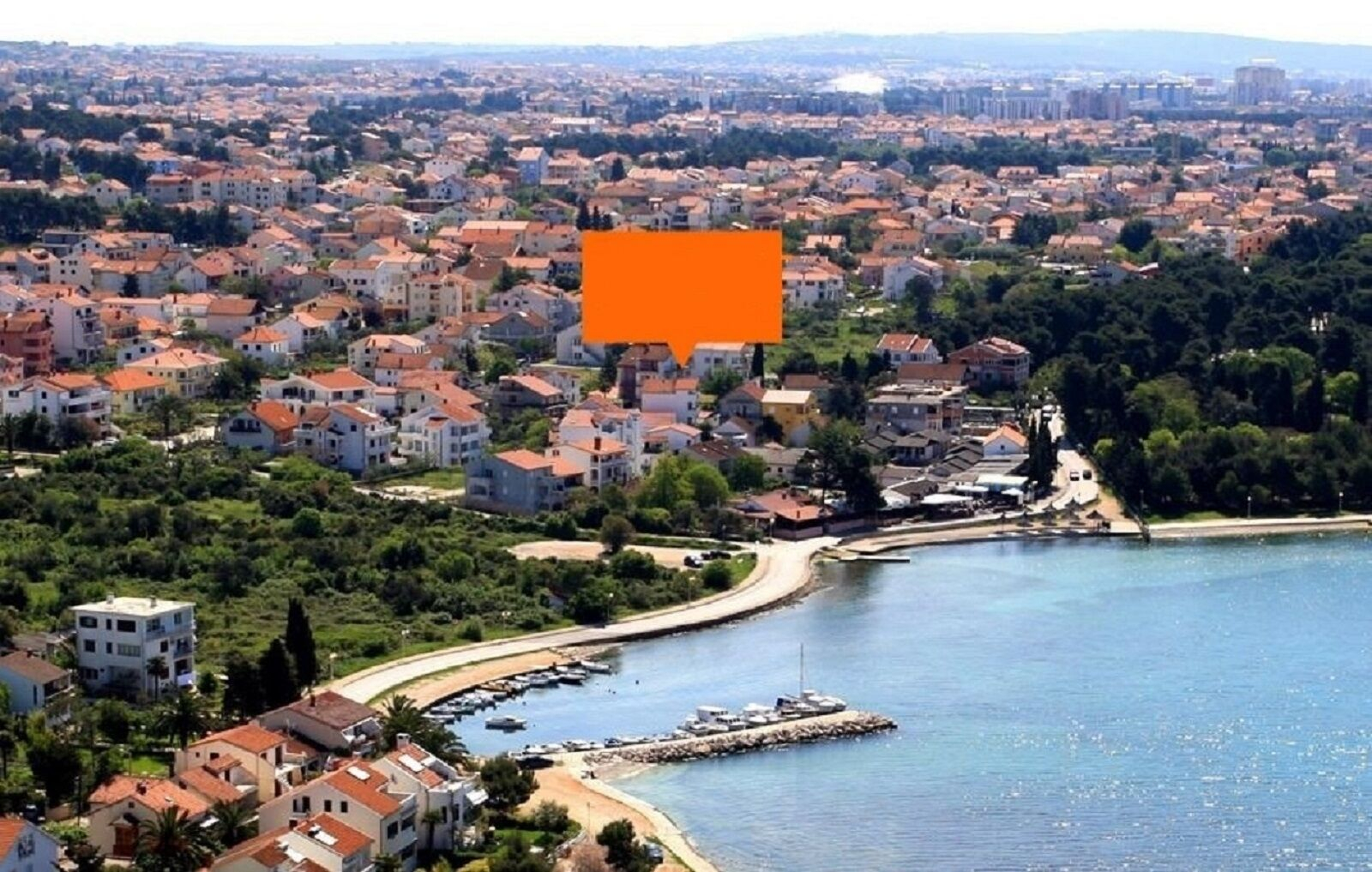 Ferienwohnung in Zadar mit Klima, Sat-TV, Meerblick