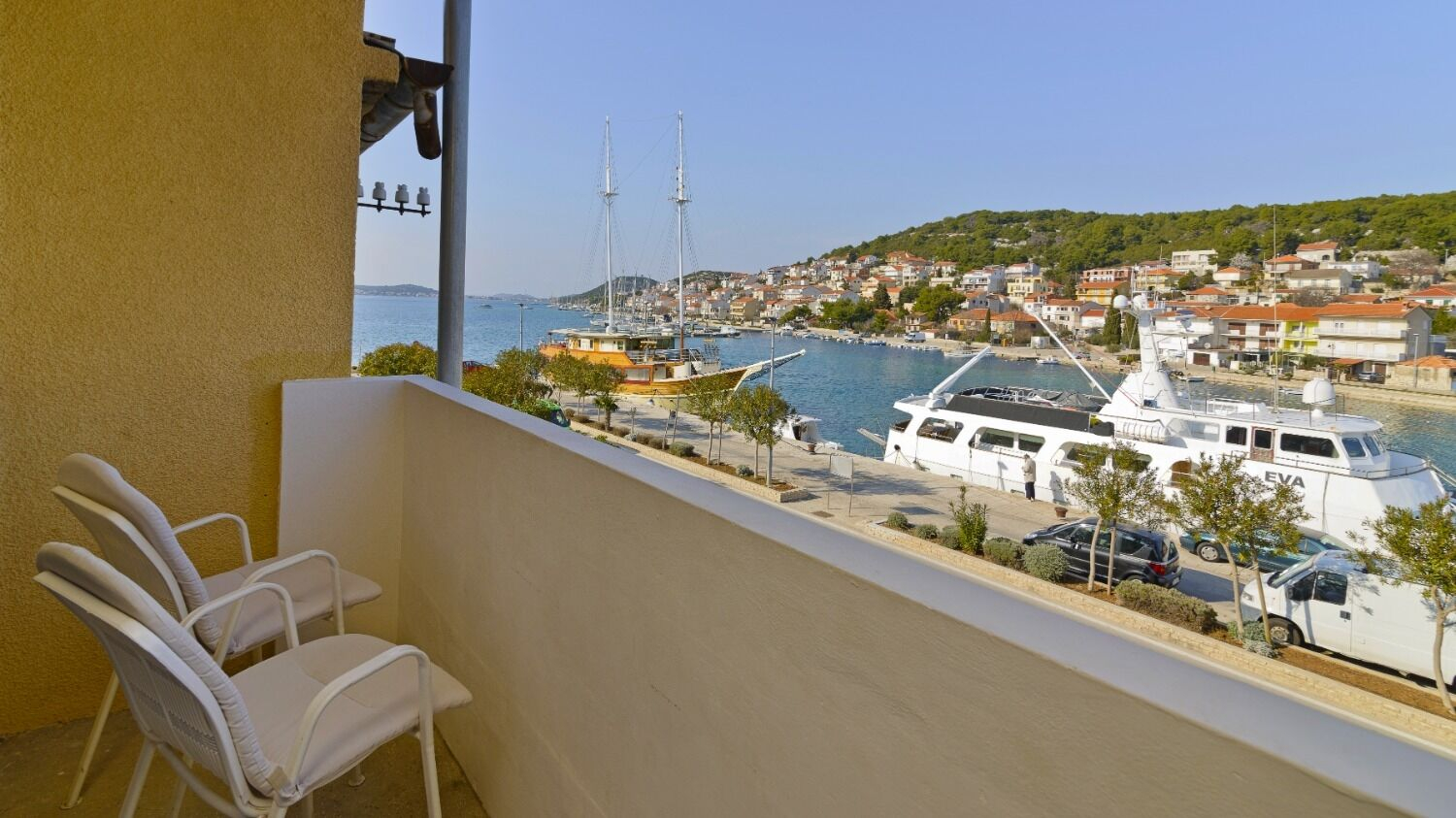Ferienwohnung in Tisno mit Klima, Meerblick, Internet