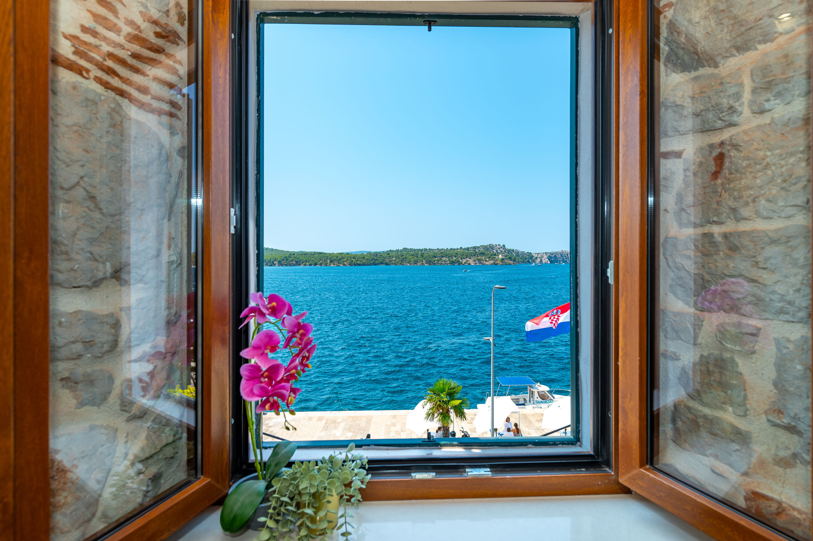 Ferienwohnung in Sibenik mit Klima, Meerblick, Internet