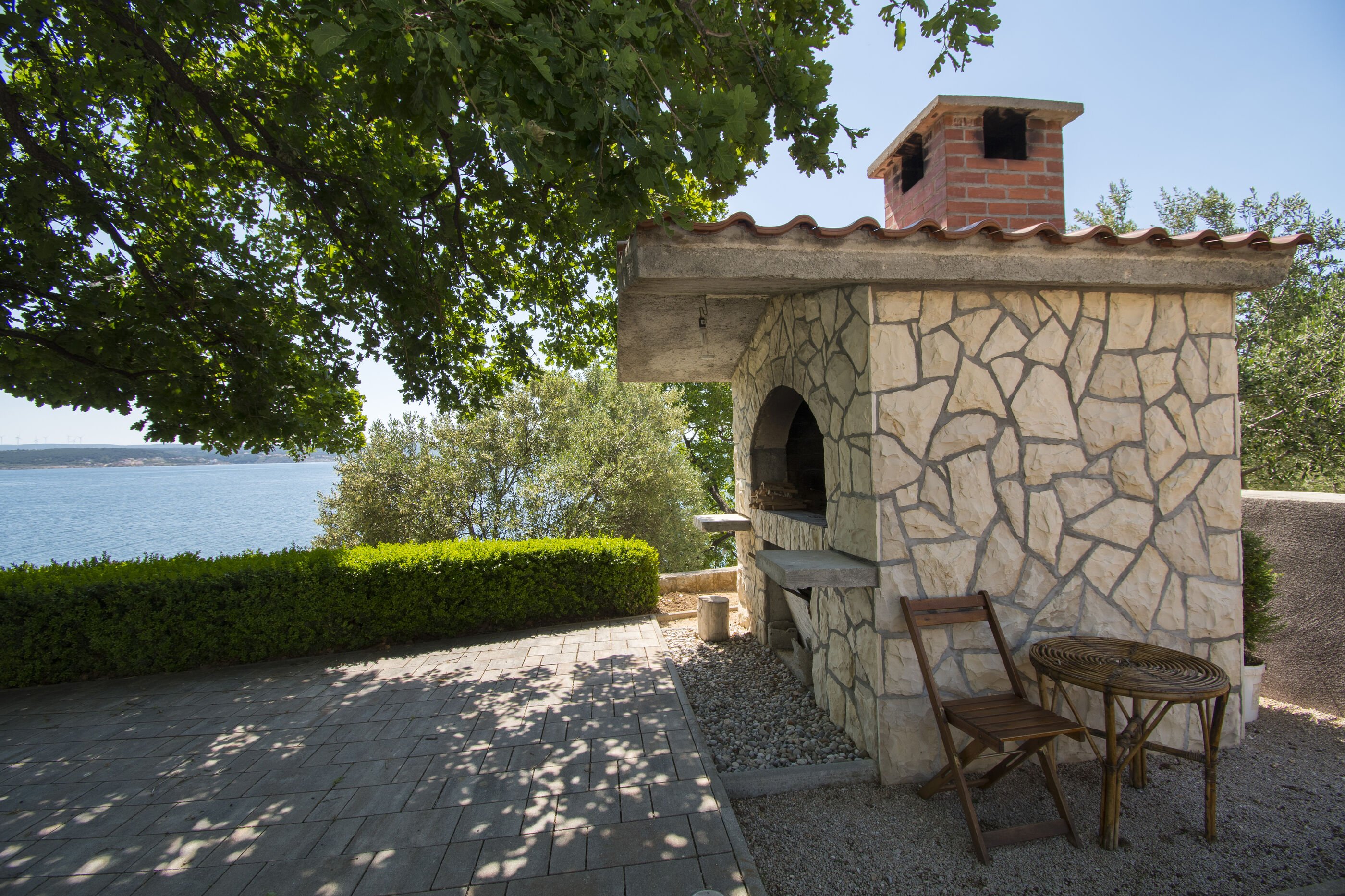 Ferienwohnung in Maslenica mit Klima, Meerblick, Internet