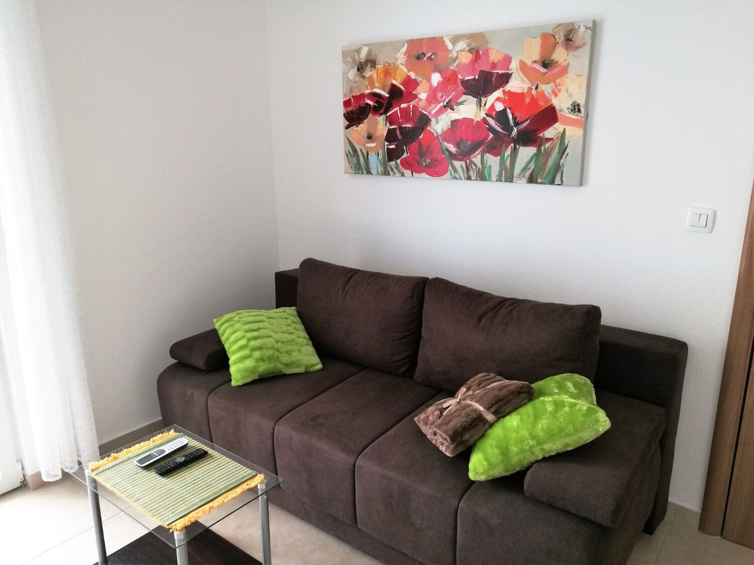 Ferienwohnung in Sevid mit Klima, Sat-TV, Meerblick