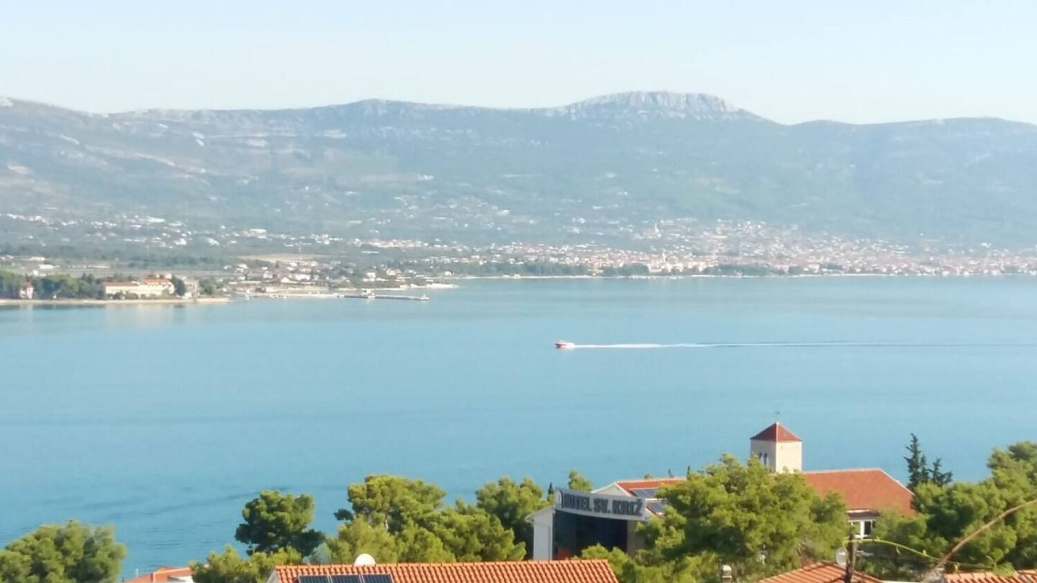 Ferienwohnung in Trogir mit Klima, Sat-TV, Meerblick