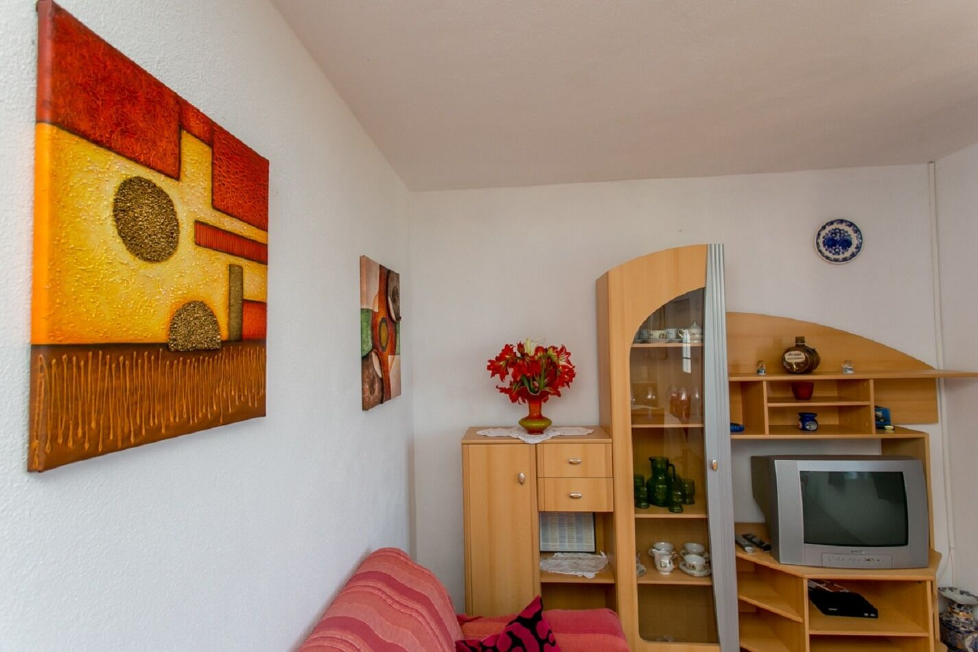 Ferienwohnung in Trogir mit Klima, Sat-TV, Meerblick