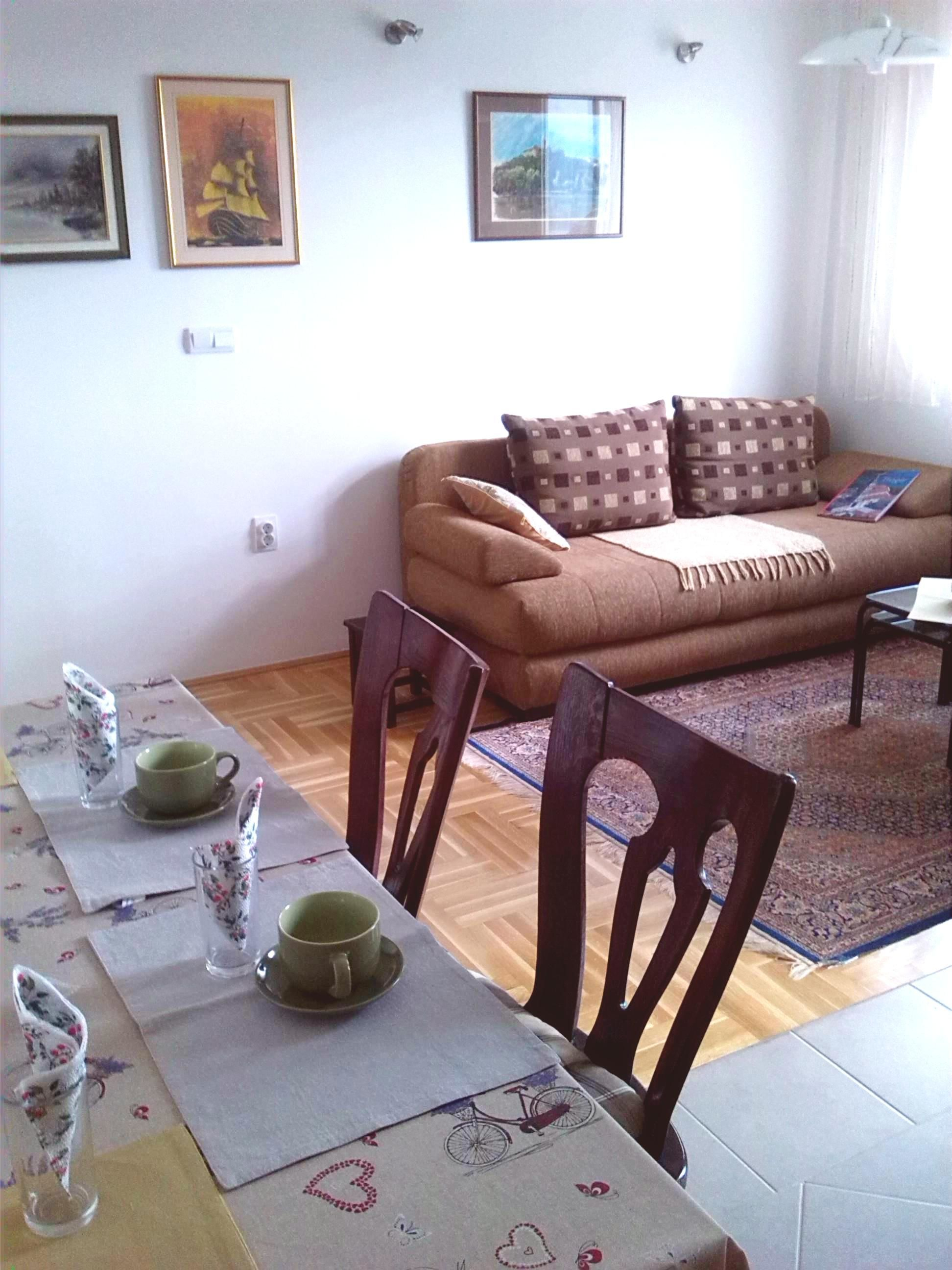 Ferienwohnung in Trogir mit Klima, Sat-TV, Meerblick
