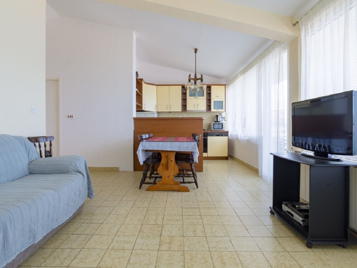 Ferienwohnung in Trogir mit Klima, Sat-TV, Meerblick