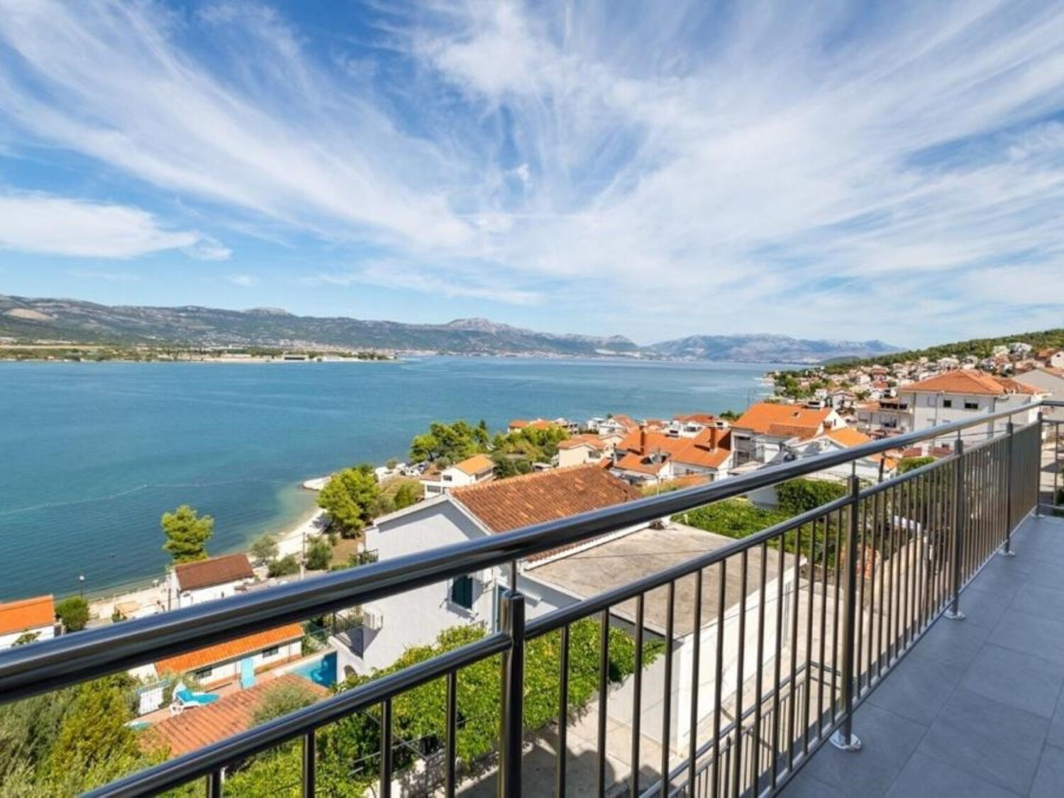 Ferienwohnung in Trogir mit Klima, Sat-TV, Internet