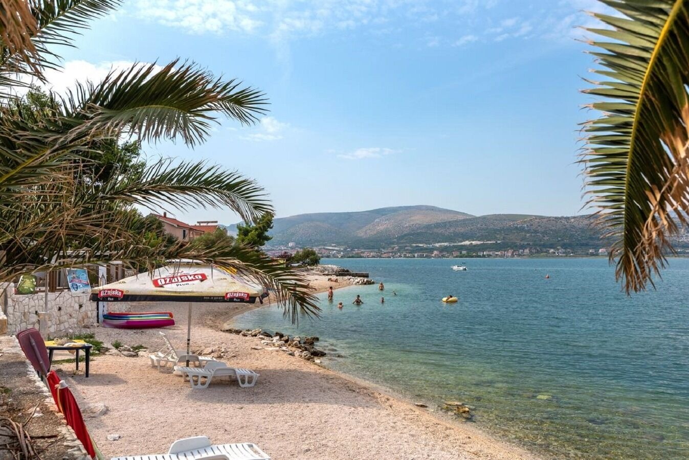 Ferienwohnung in Trogir mit Klima, Sat-TV, Meerblick