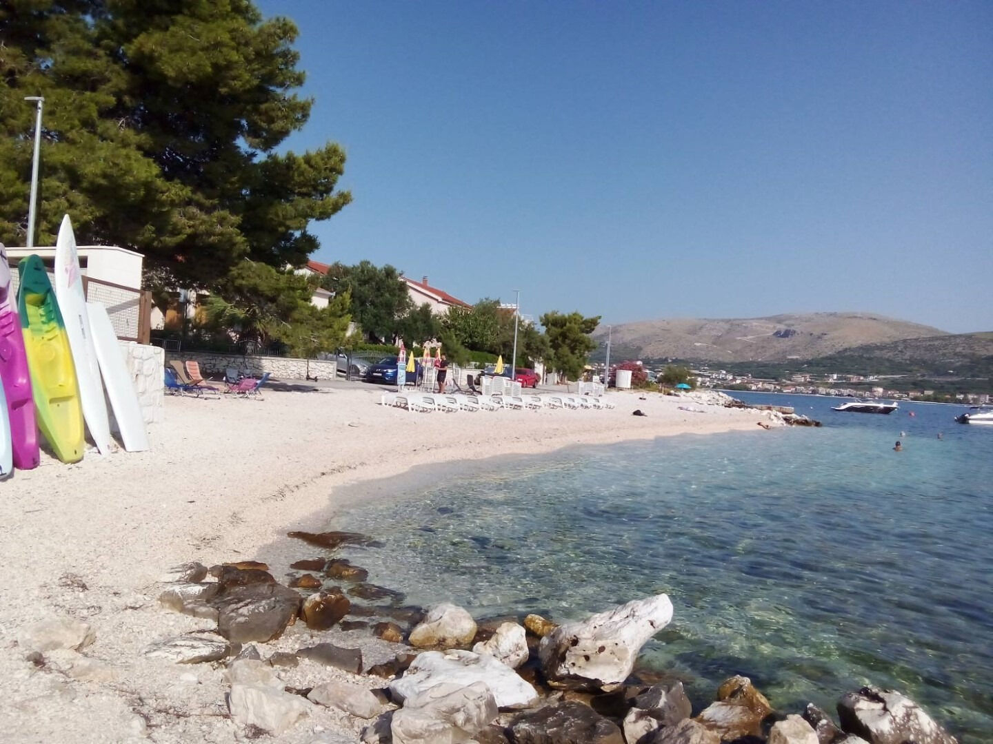Ferienwohnung in Trogir mit Klima, Sat-TV, Meerblick