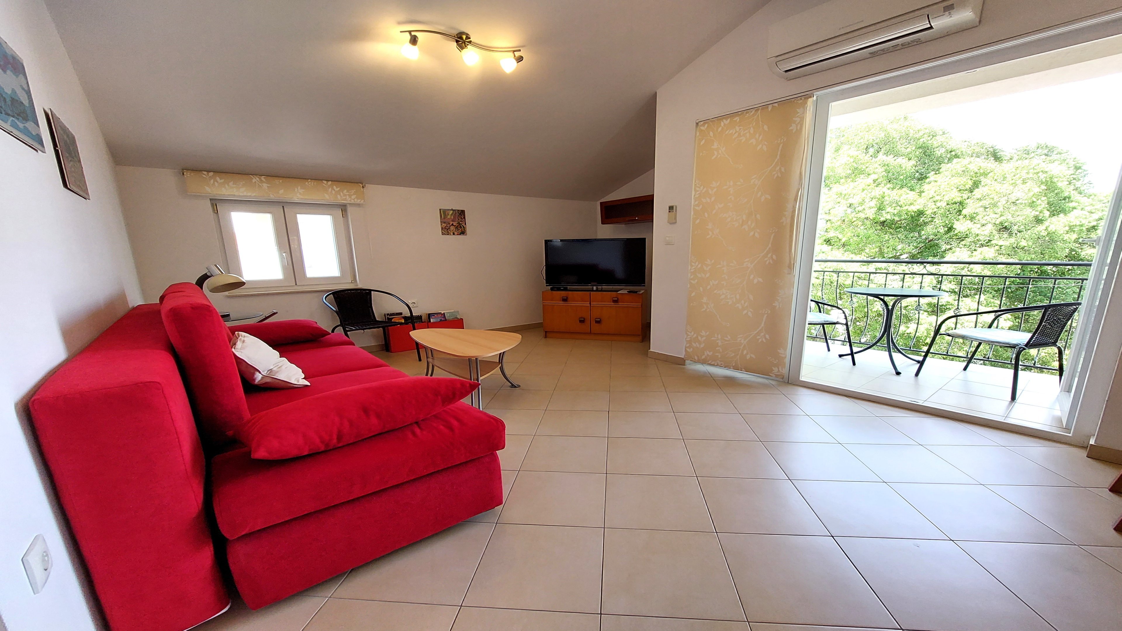 Apartment mit Balkon und Meerblick