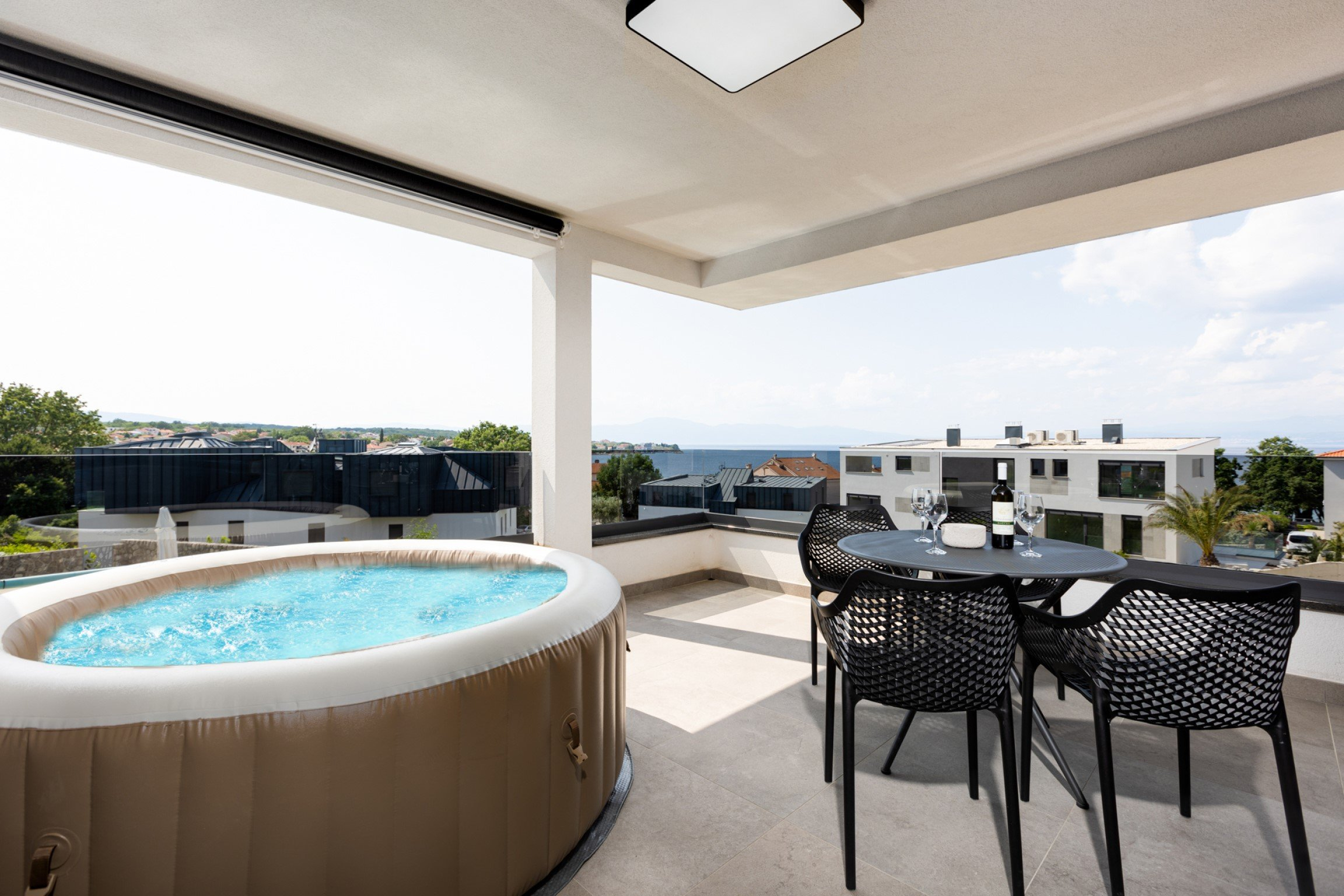 Appartement mit Whirlpool in Malinska für 4 Personen