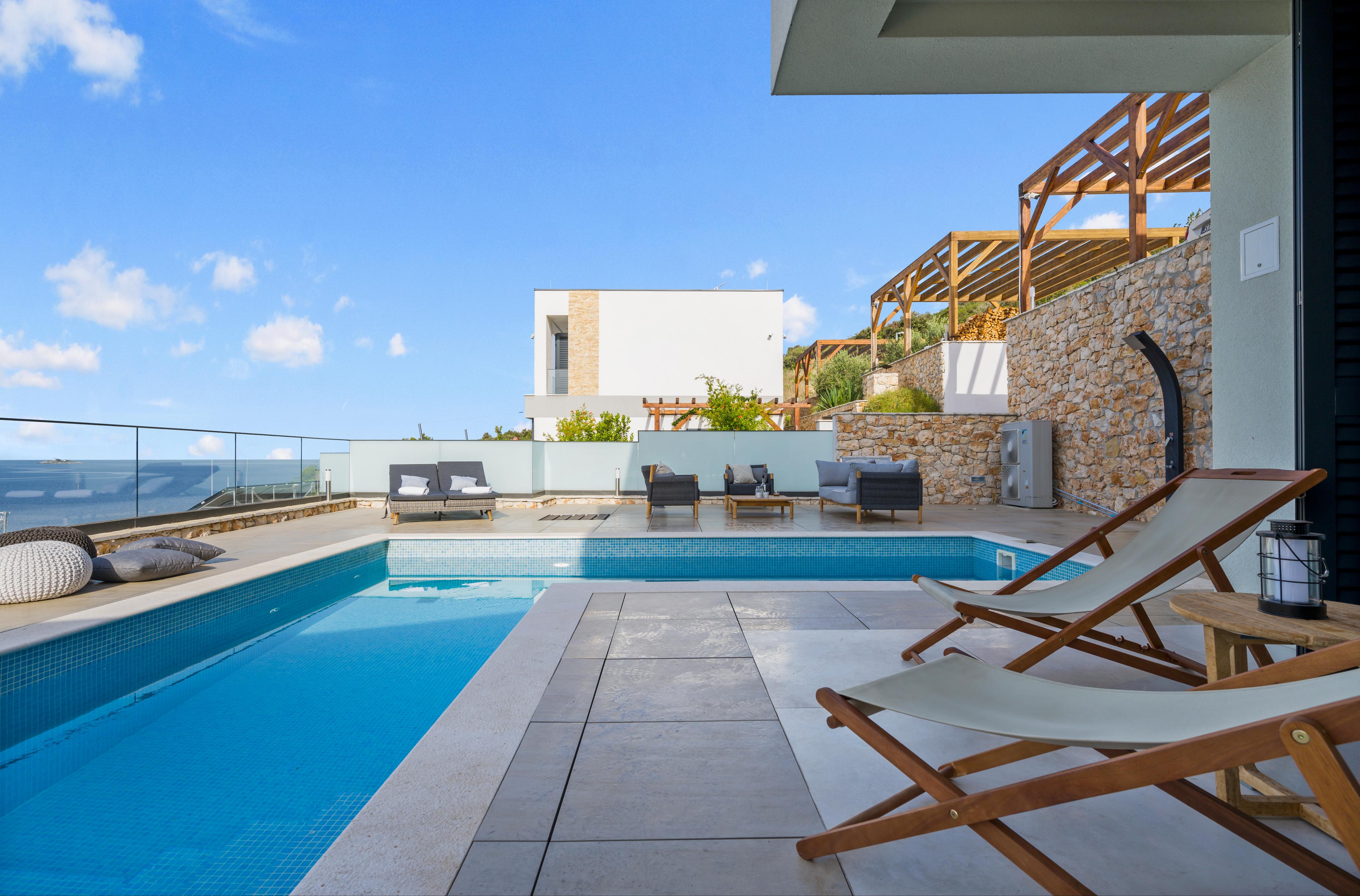 Luxsus Villa Stille Meerblick