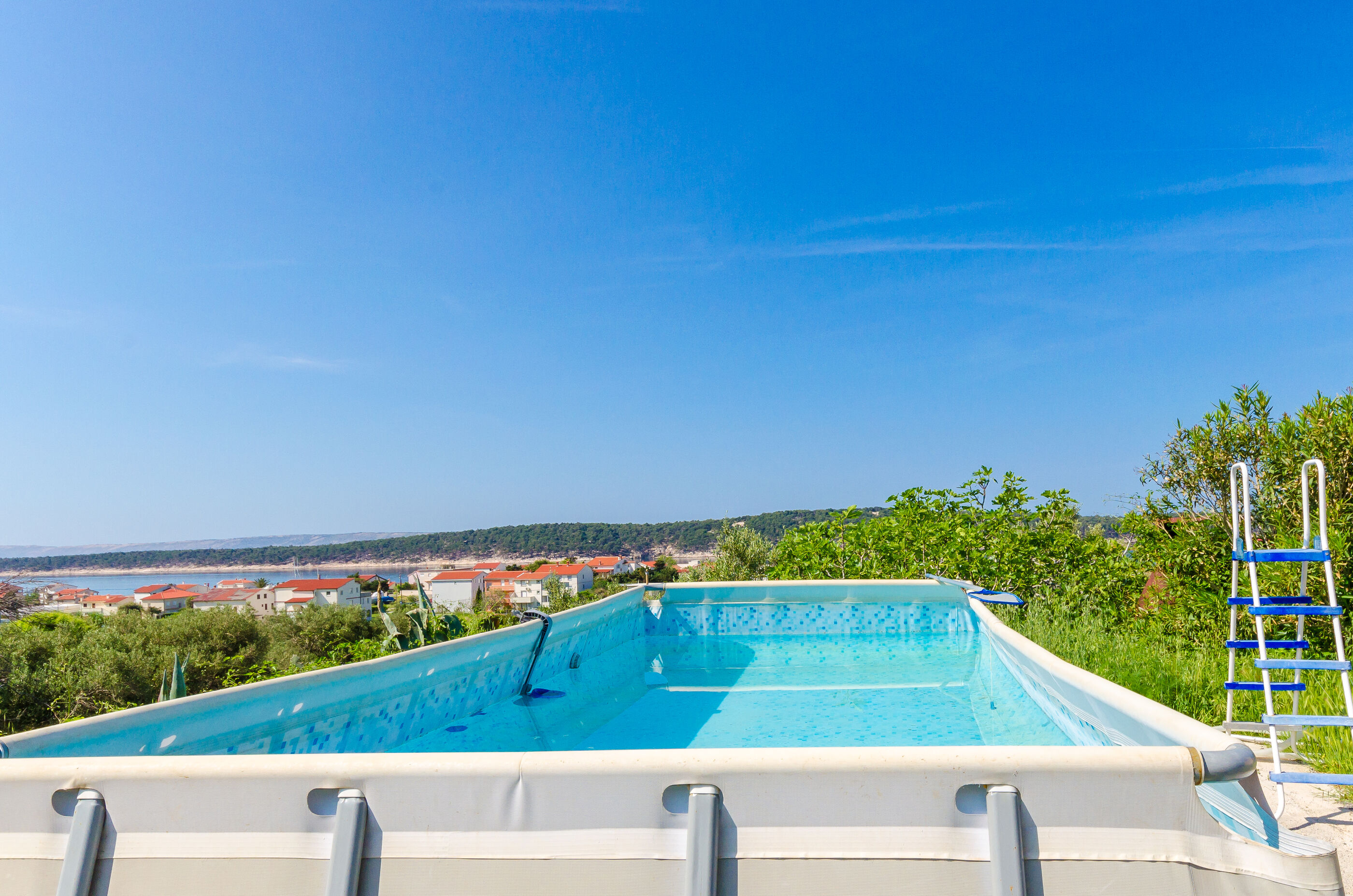Ferienwohnung in Barbat mit Klima, Meerblick, Internet