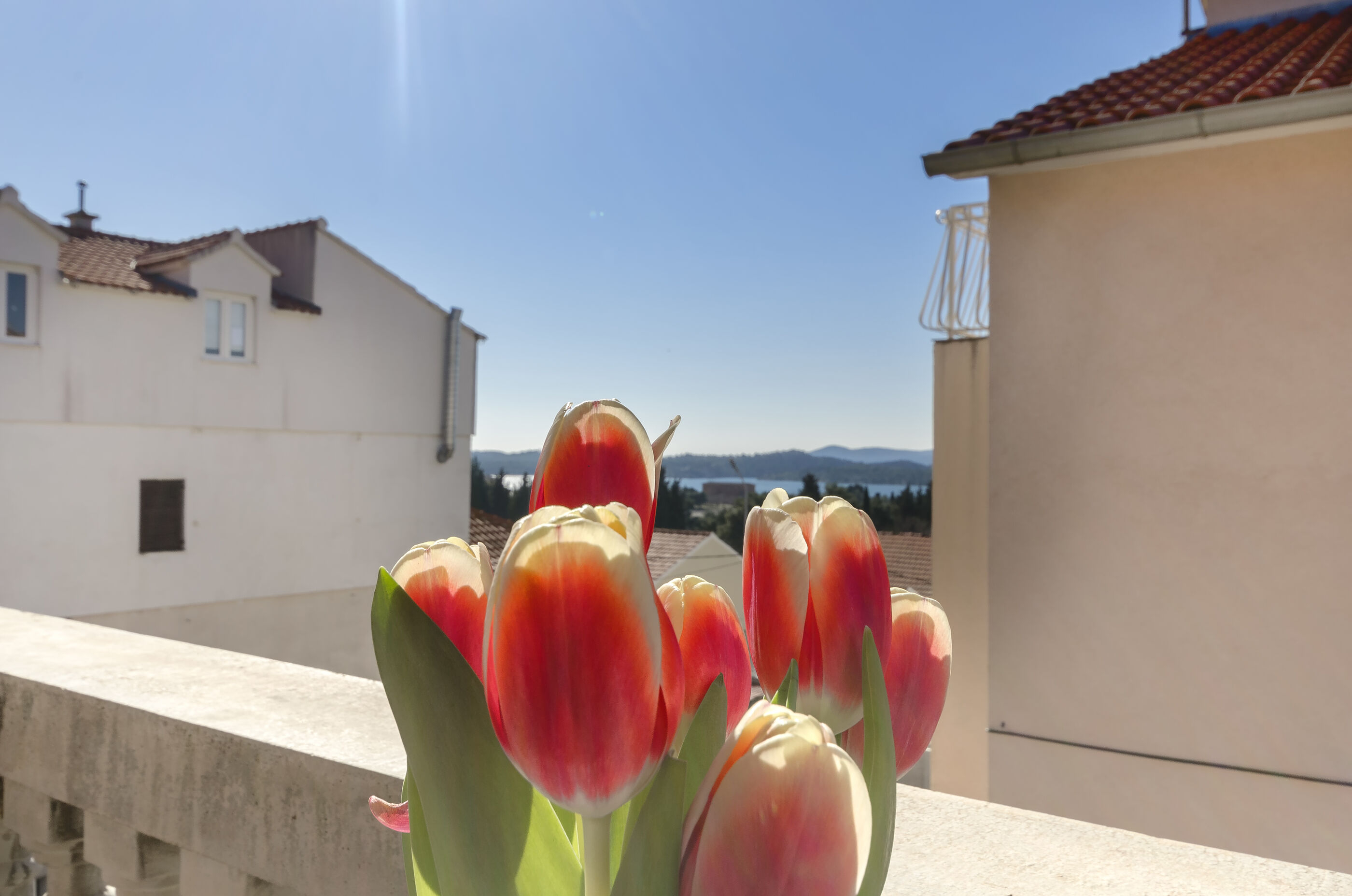 Ferienwohnung in Sibenik mit Klima, Sat-TV, Meerblick