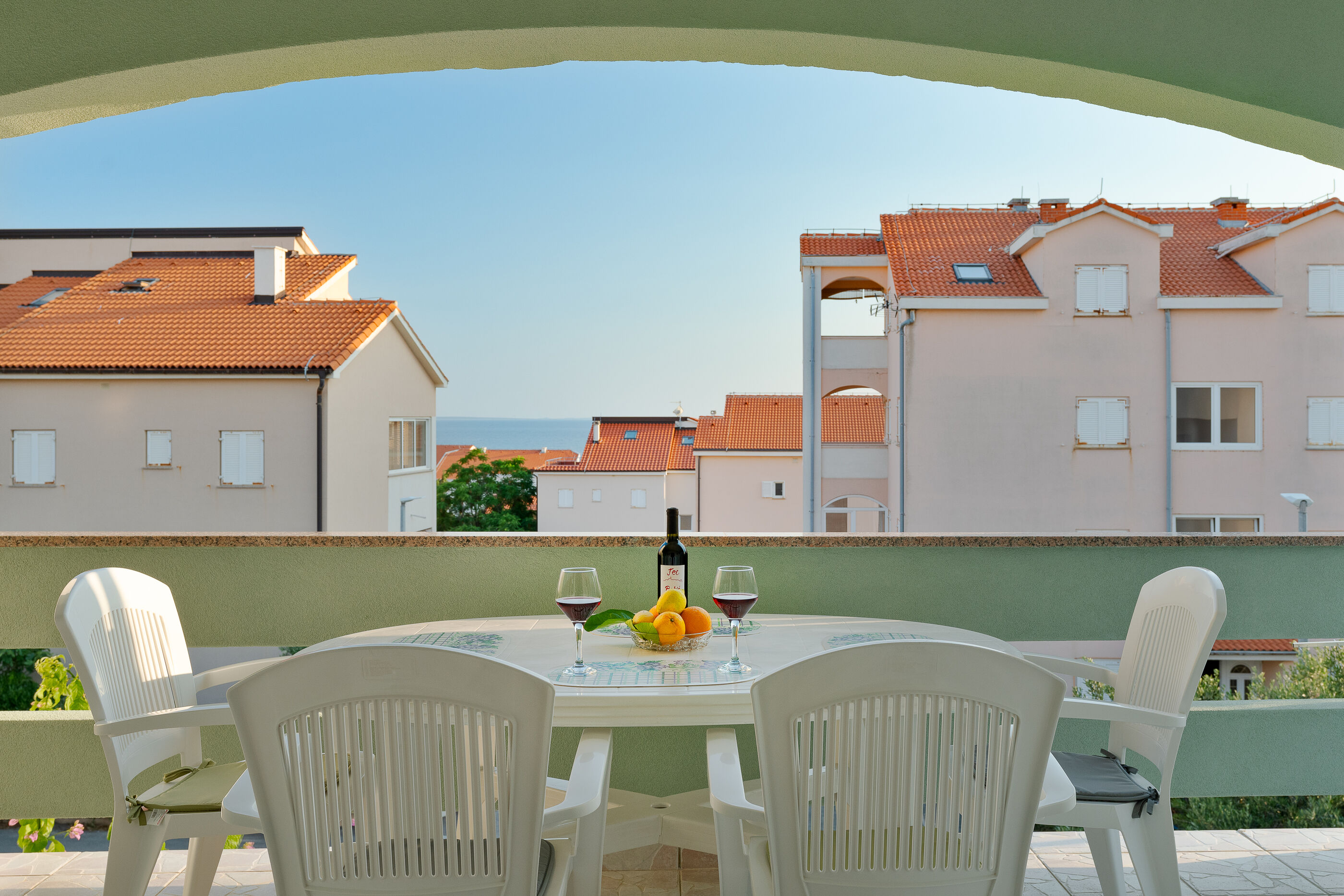 Ferienwohnung in Novalja mit Klima, Meerblick, Internet