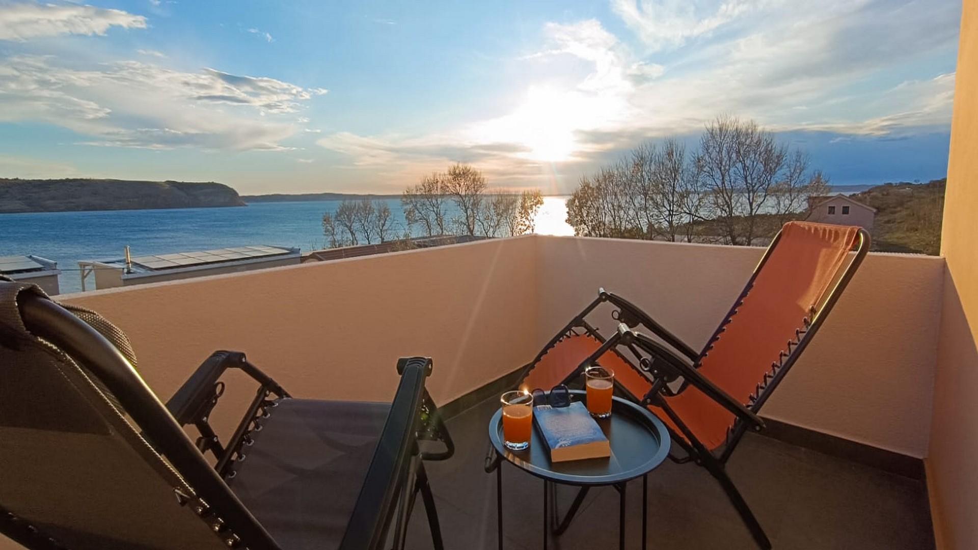Ferienhaus mit Meerblick