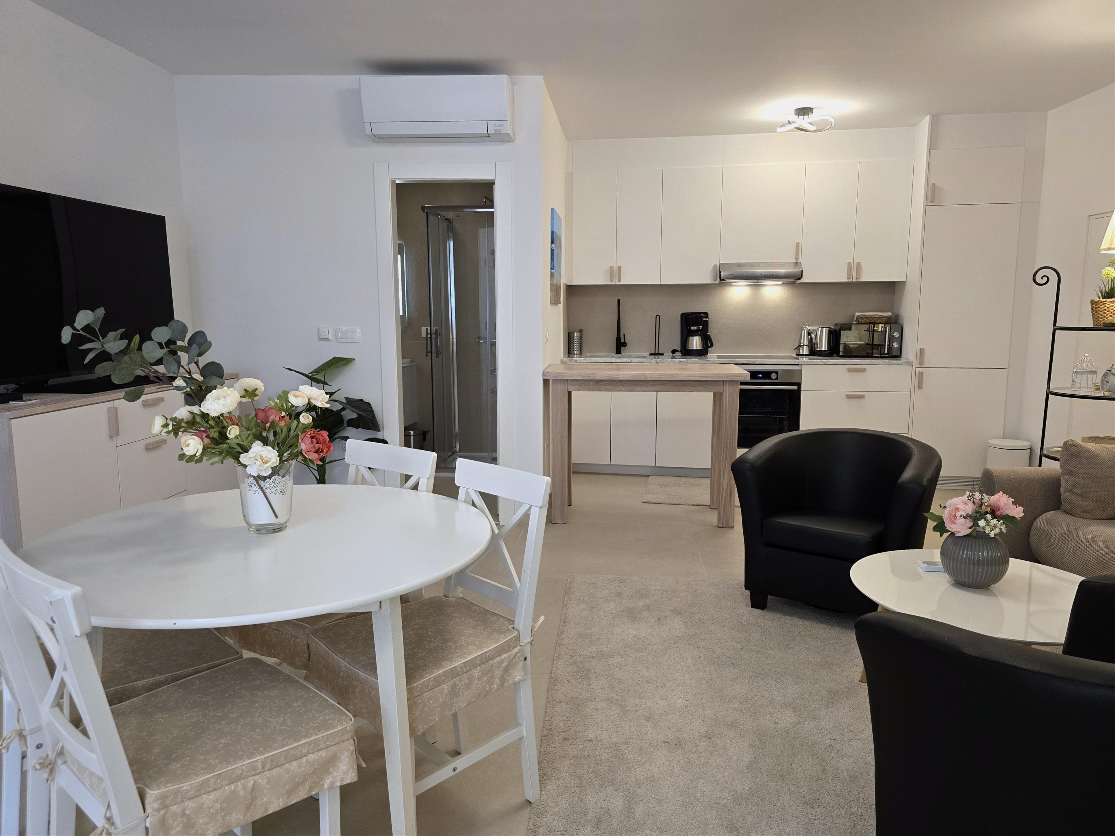 Studio Apartment mit Klima, Internet, Sat-Tv
