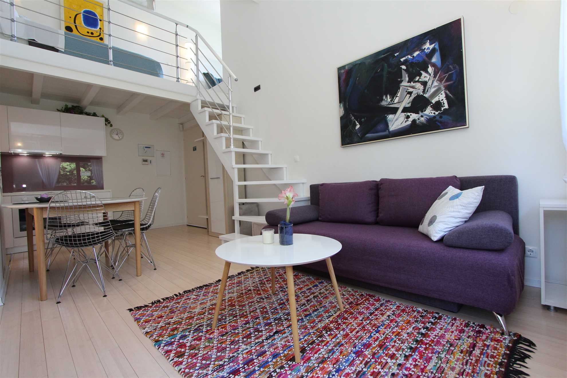 Maisonette-Apartment - Offenes Wohnen mit Klima, Sat-Tv, WLAN