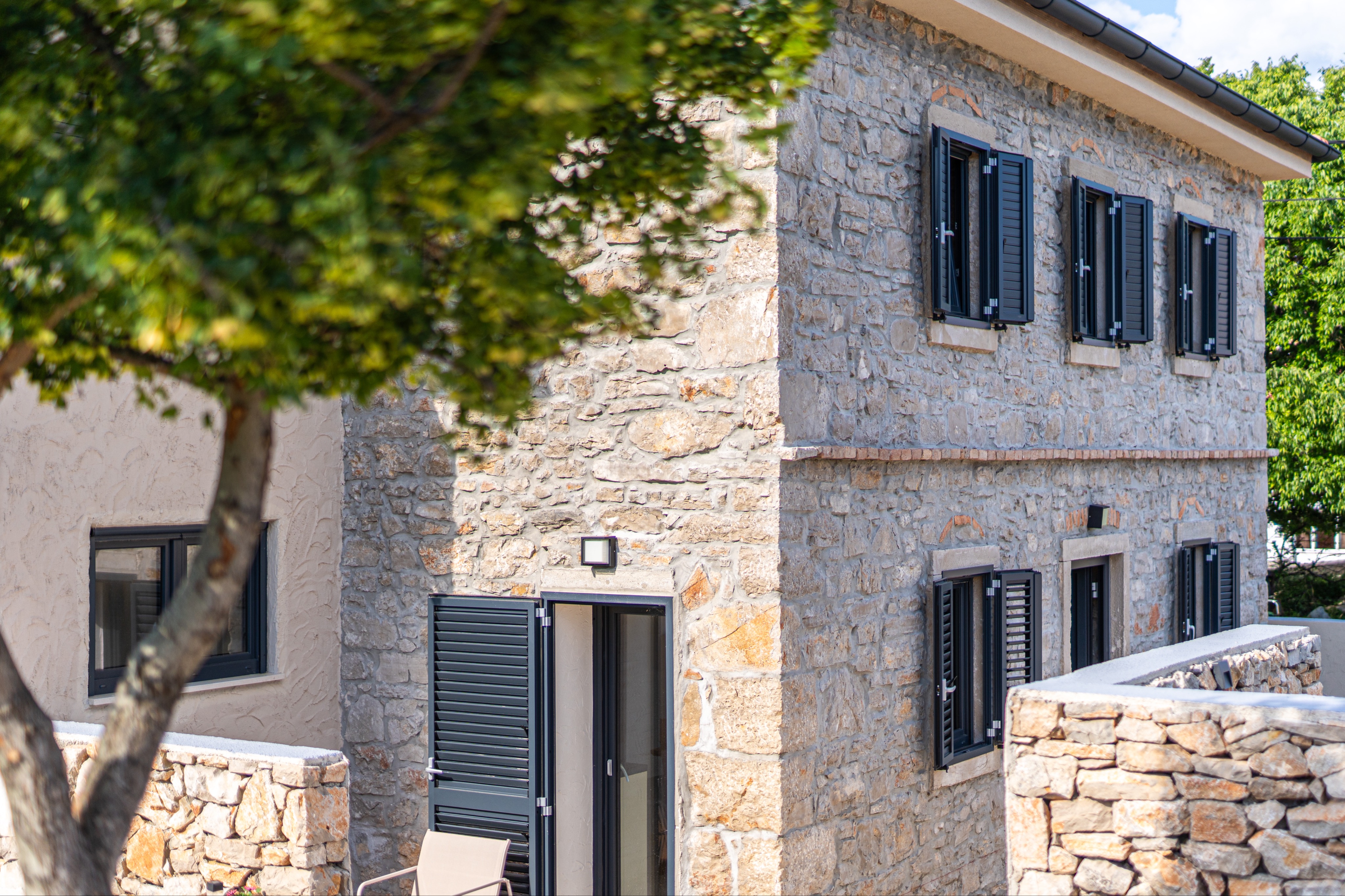 Rustikale Villa auf der Insel Cres, mit Whirlpool und Sauna