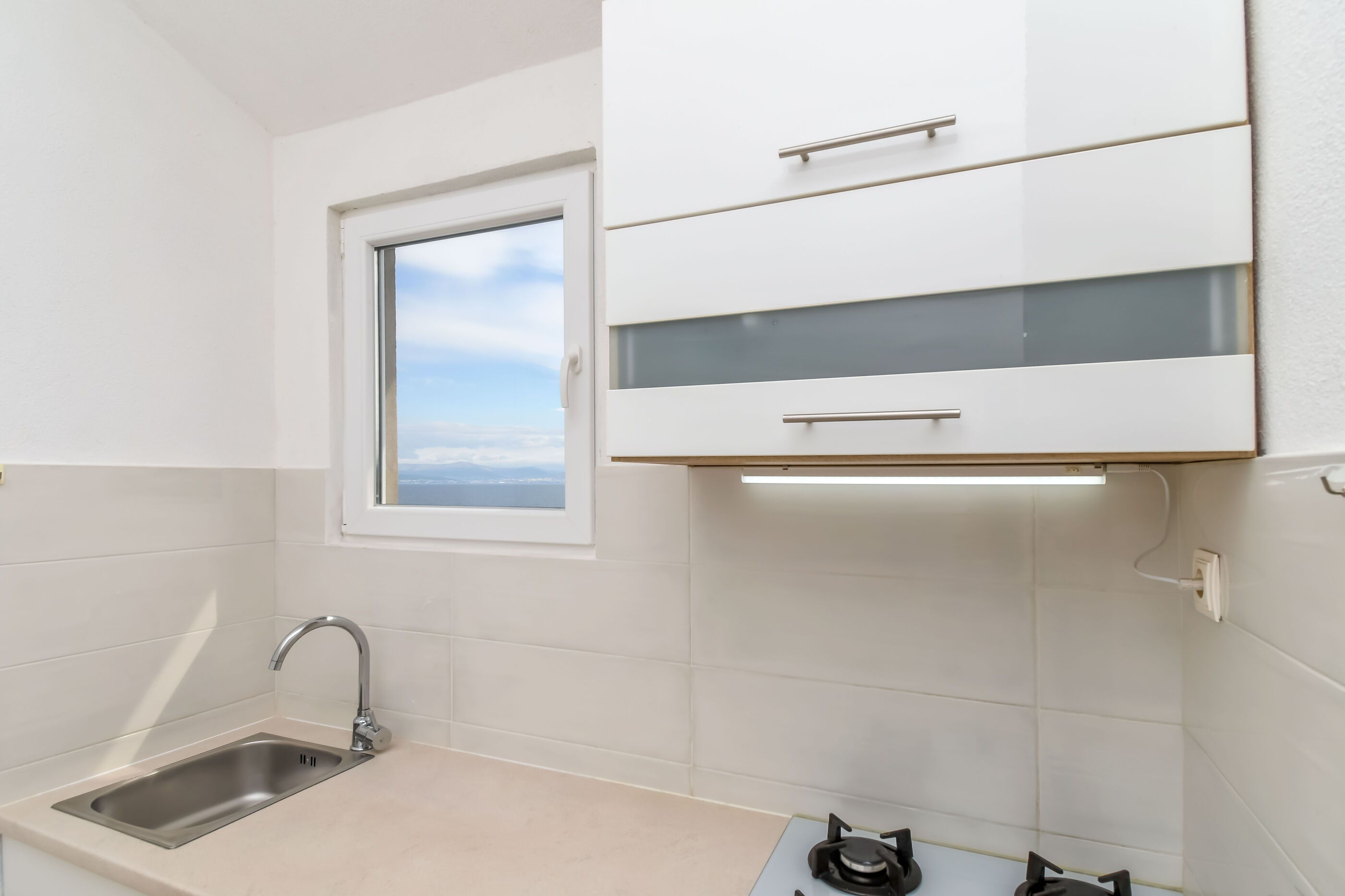 Ferienwohnung in Necujam mit Klima, Sat-TV, Meerblick