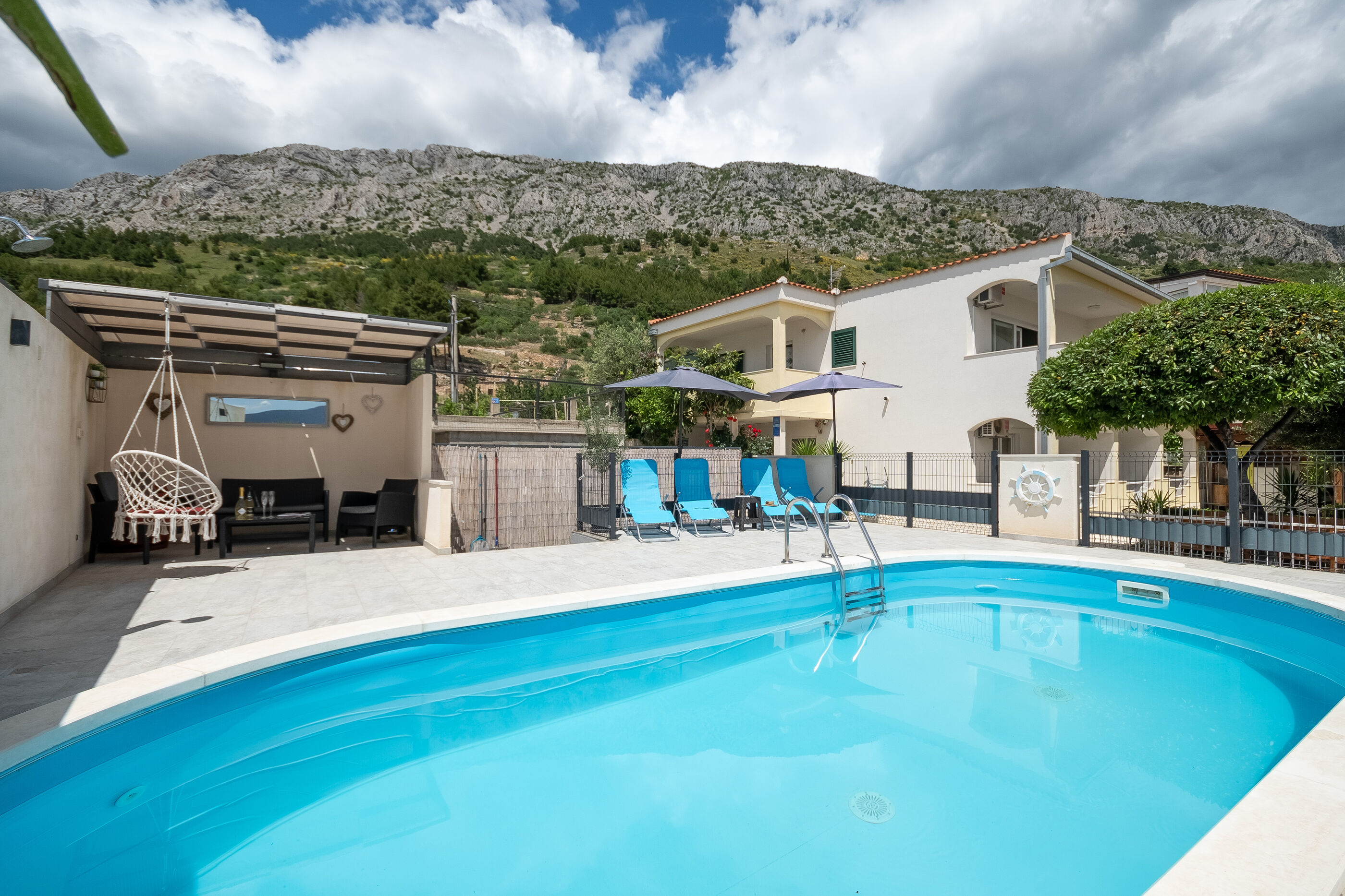 Haus in Stanici mit Klima, Meerblick, Internet