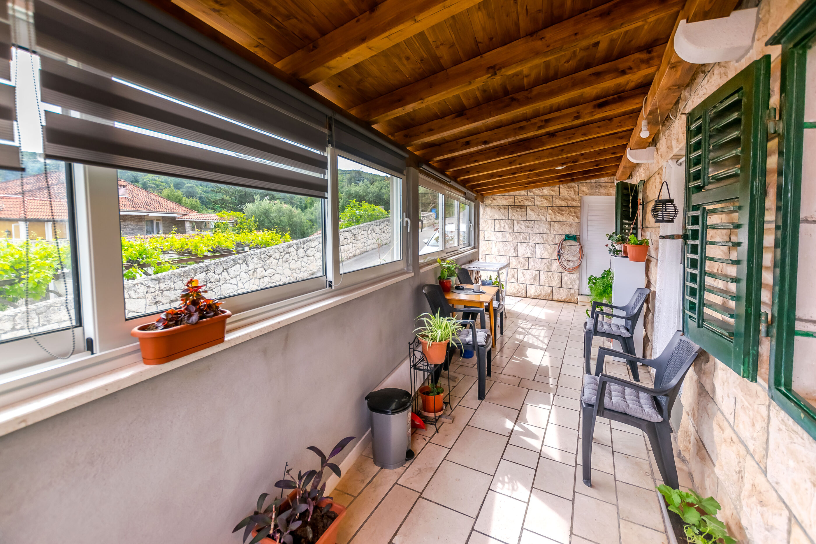 Ferienwohnung in Splitska mit Klima, Meerblick, Internet