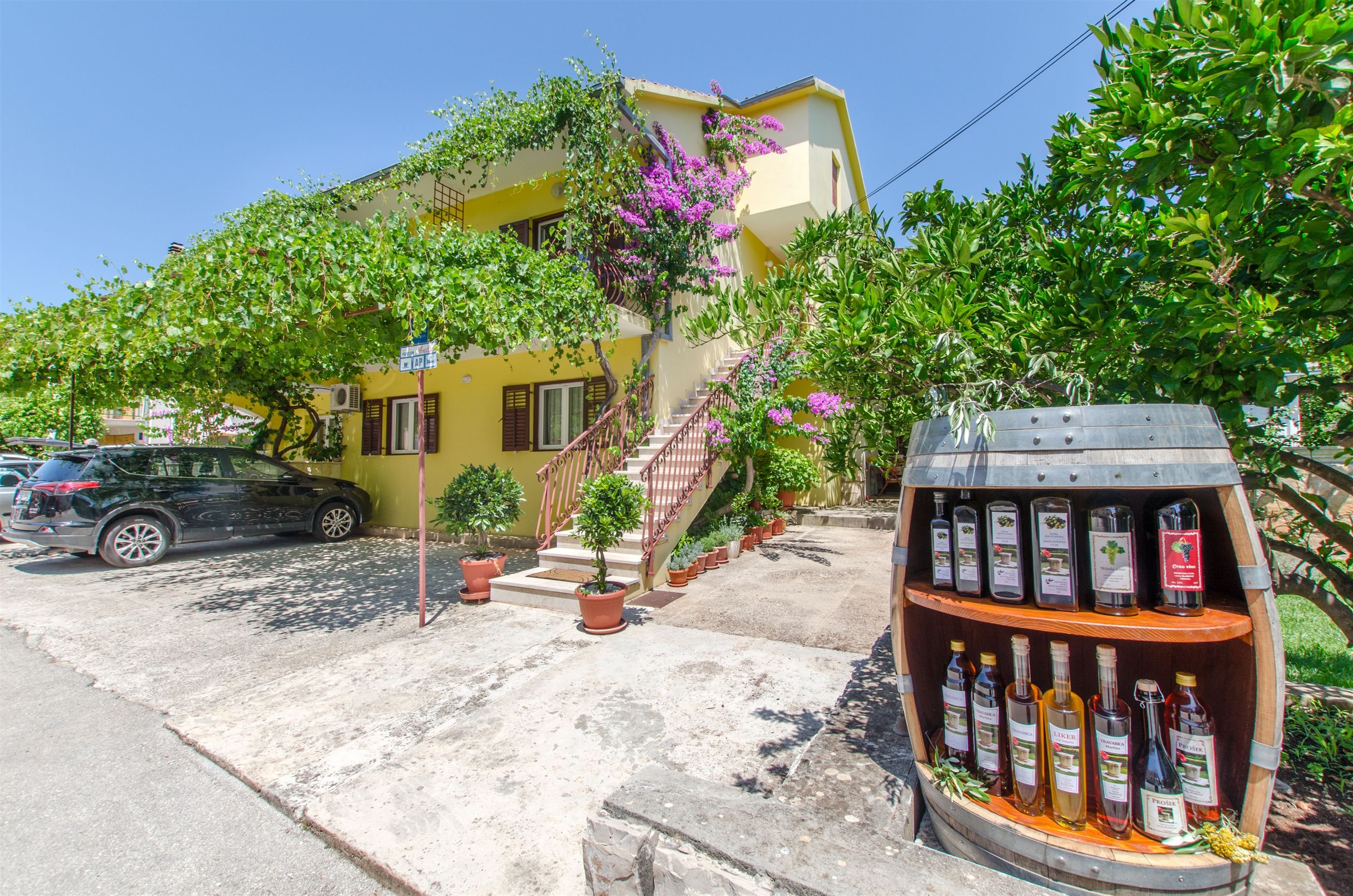 Ferienwohnung in Vrboska mit Klima, Sat-TV, Internet