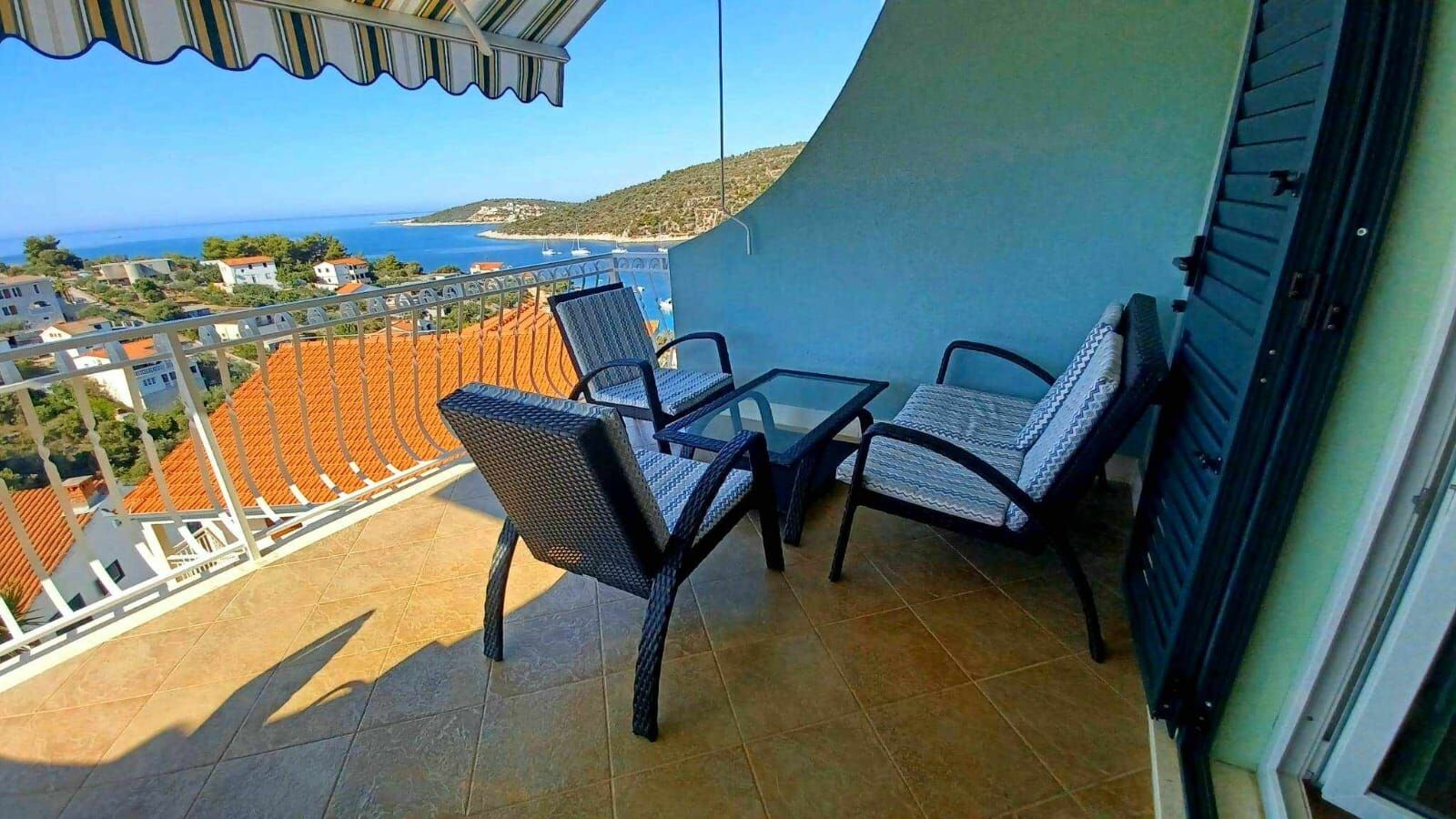 Ferienwohnung in Sevid mit Klima, Meerblick, Internet