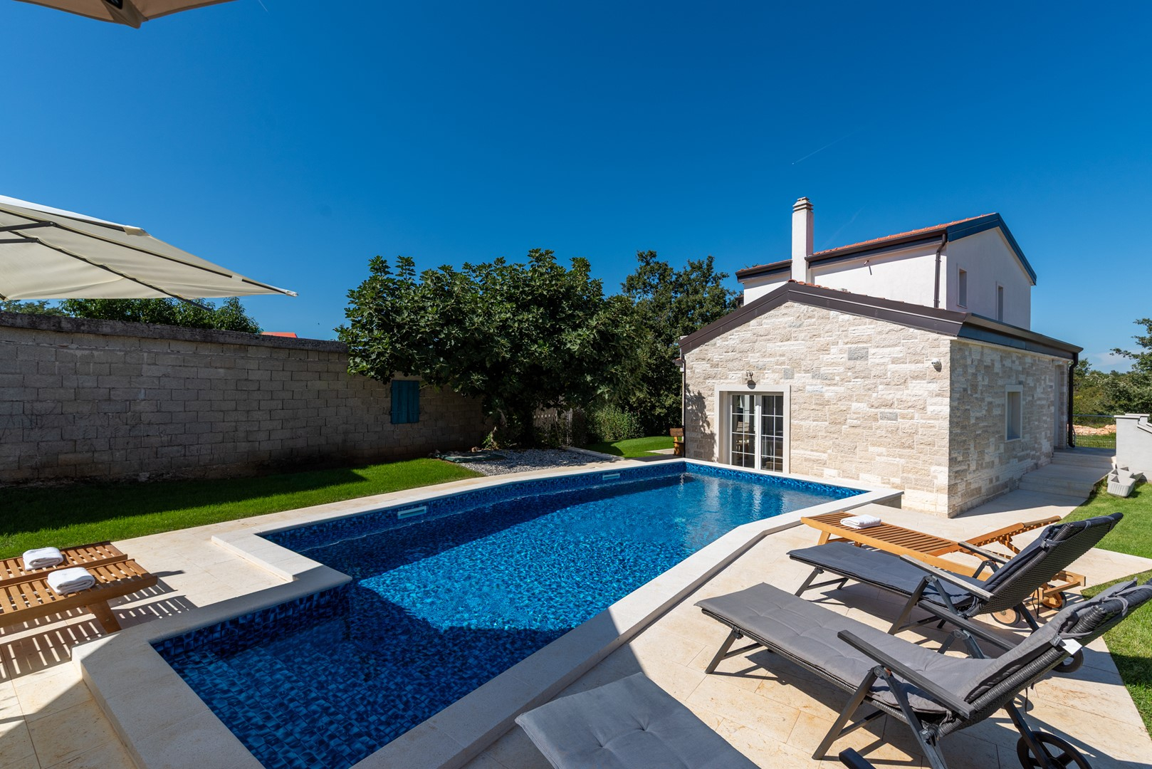 Villa mit privatem Pool für 6 Gäste in der Nähe von Poreč
