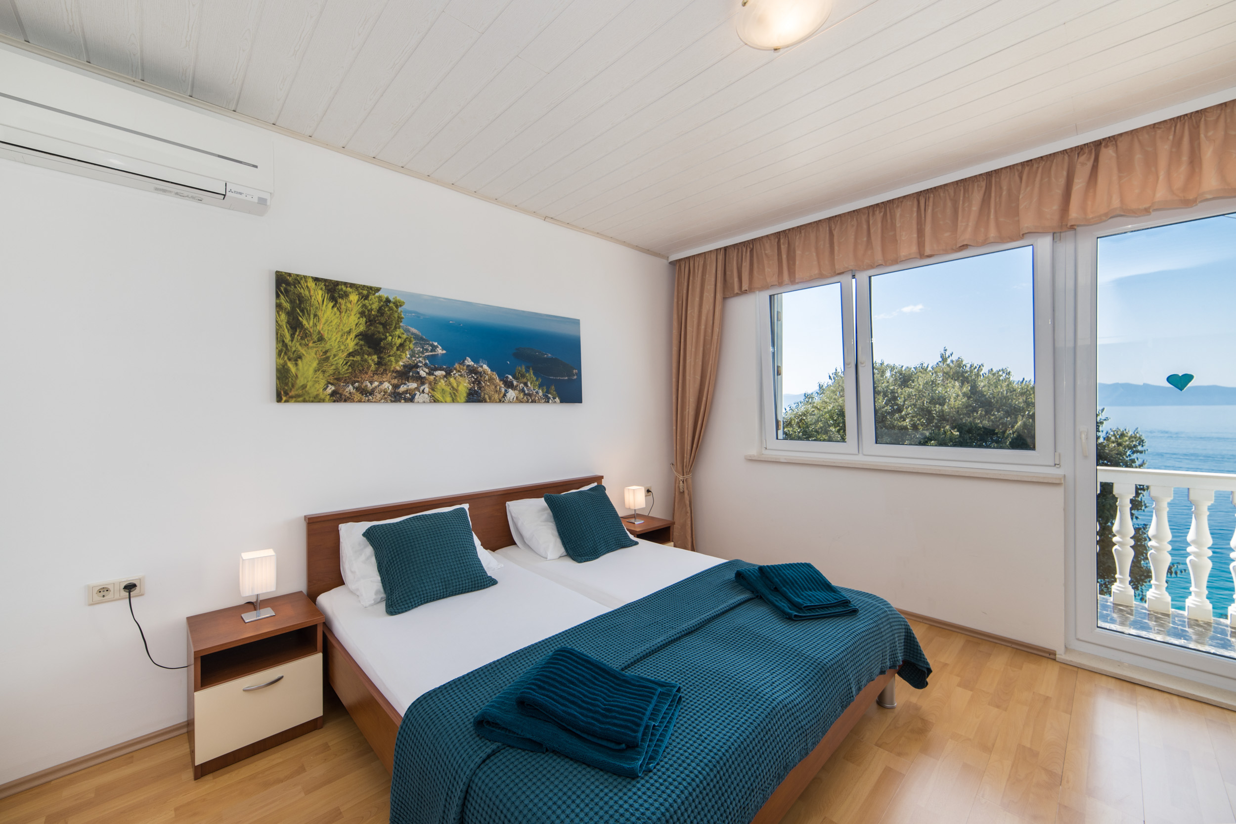 Meerblick genießen  | Klimatisiertes Gästezimmer